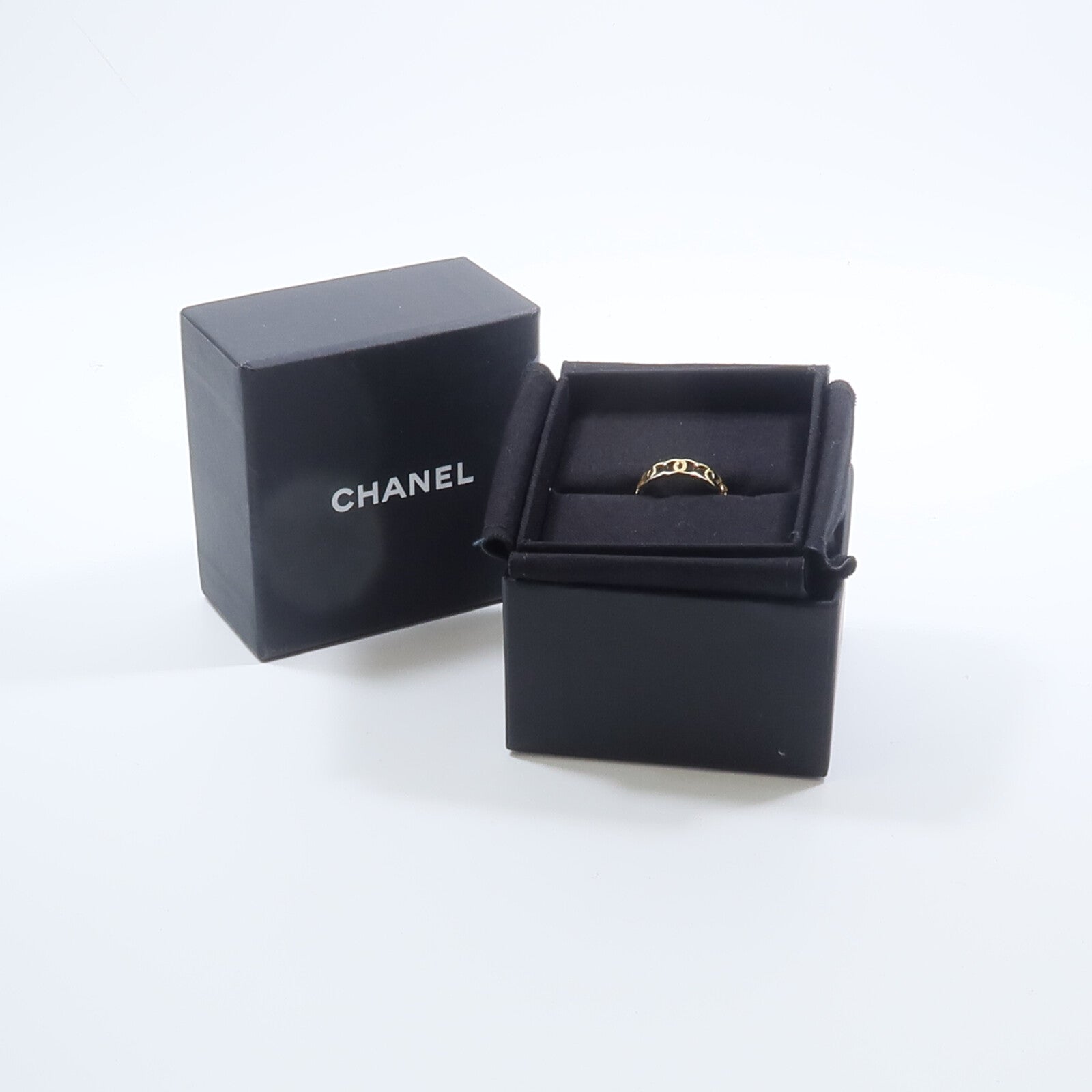 CHANEL 金屬CC Logo Ring戒指