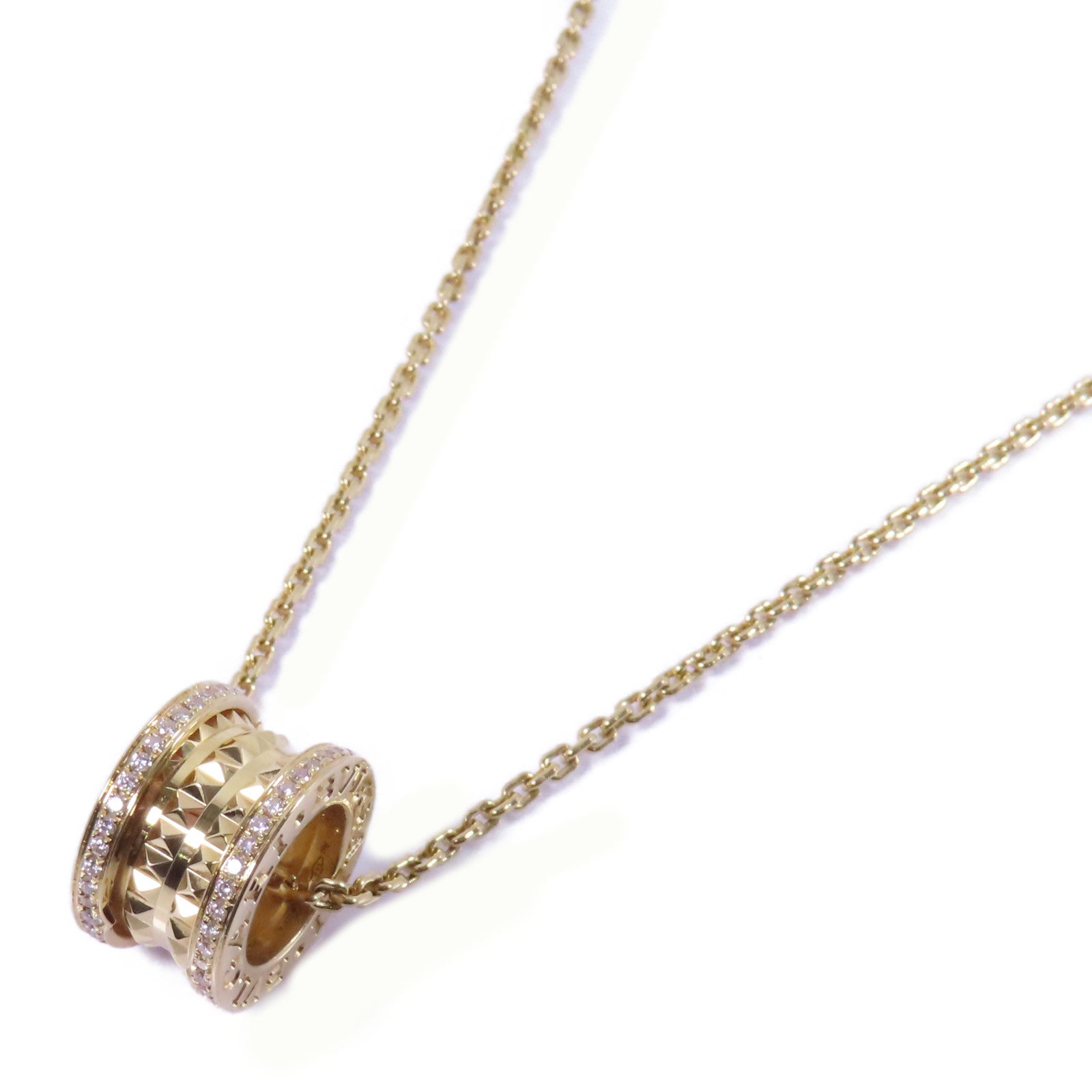 BVLGARI 18K黃金B-zero1 Diamond Necklace項鍊