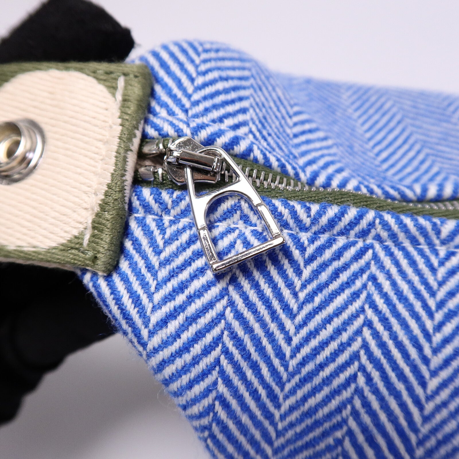 HERMES 帆布Animaux Blocks Case手挽袋
