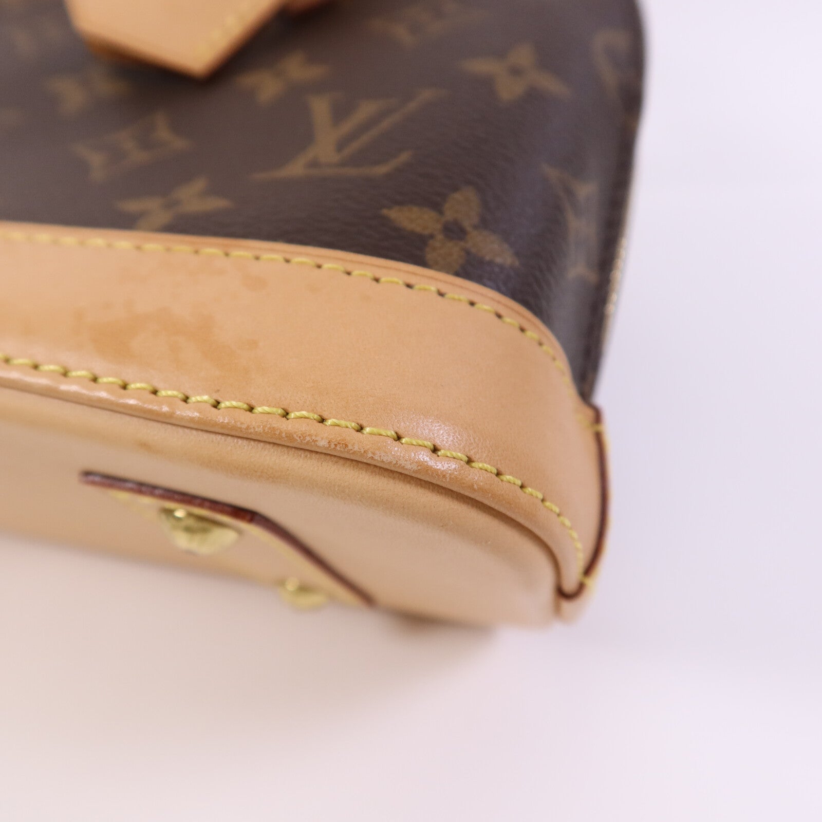 LOUIS VUITTON Monogram Alma BB金扣手挽肩背兩用袋