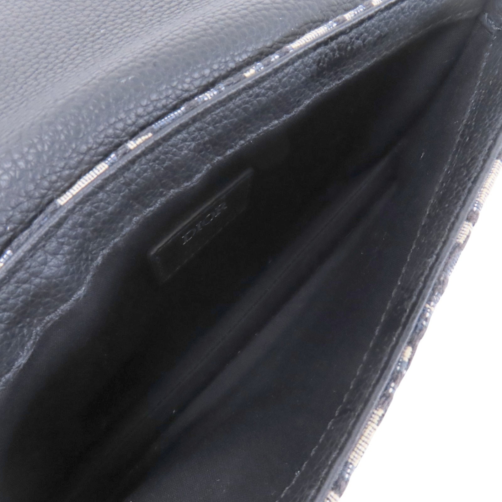 Dior Oblique帆布Saddle Messenger銀扣肩背袋