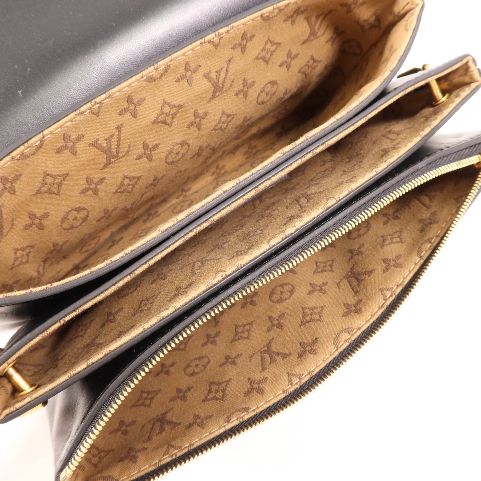 LOUIS VUITTON 皮革Rendez-Vous金扣肩背袋