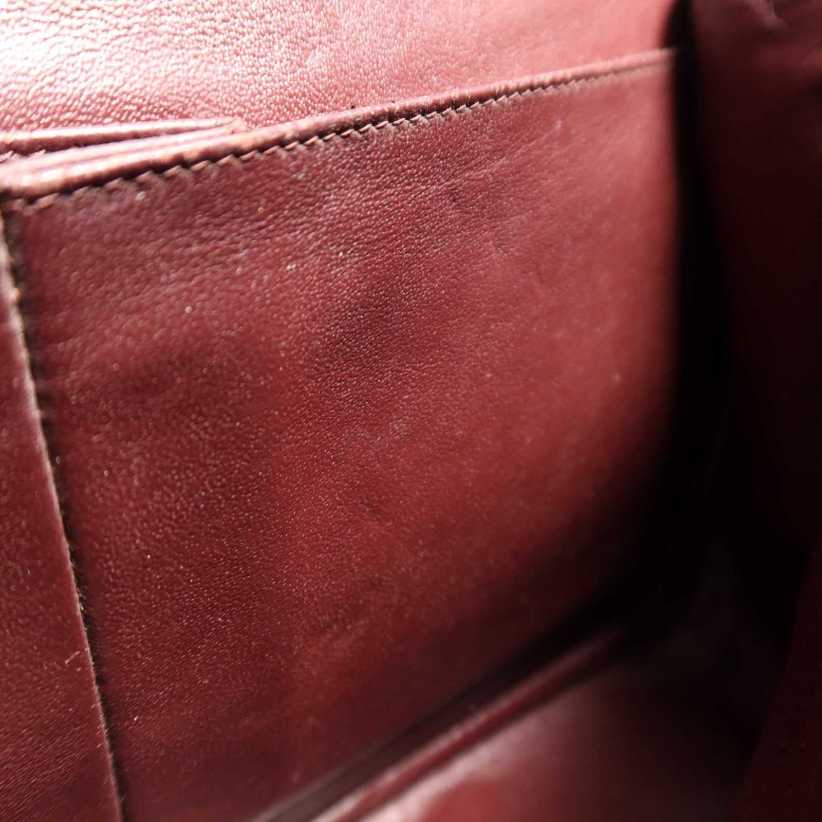 CHANEL 牛皮皮革Large Classic銀扣鏈帶肩背袋