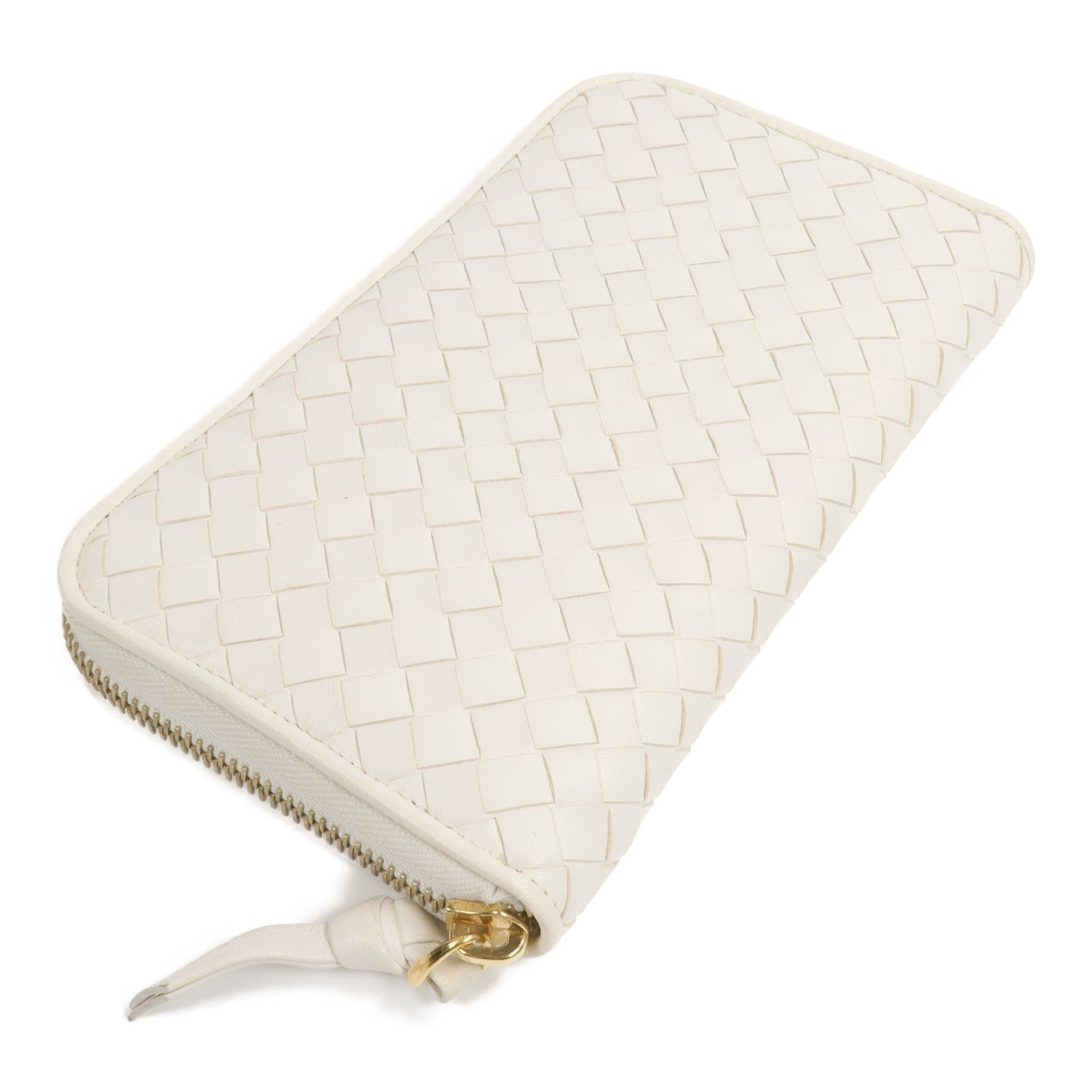 BOTTEGA VENETA 羊皮皮革Zip-Around Long Wallet長錢包
