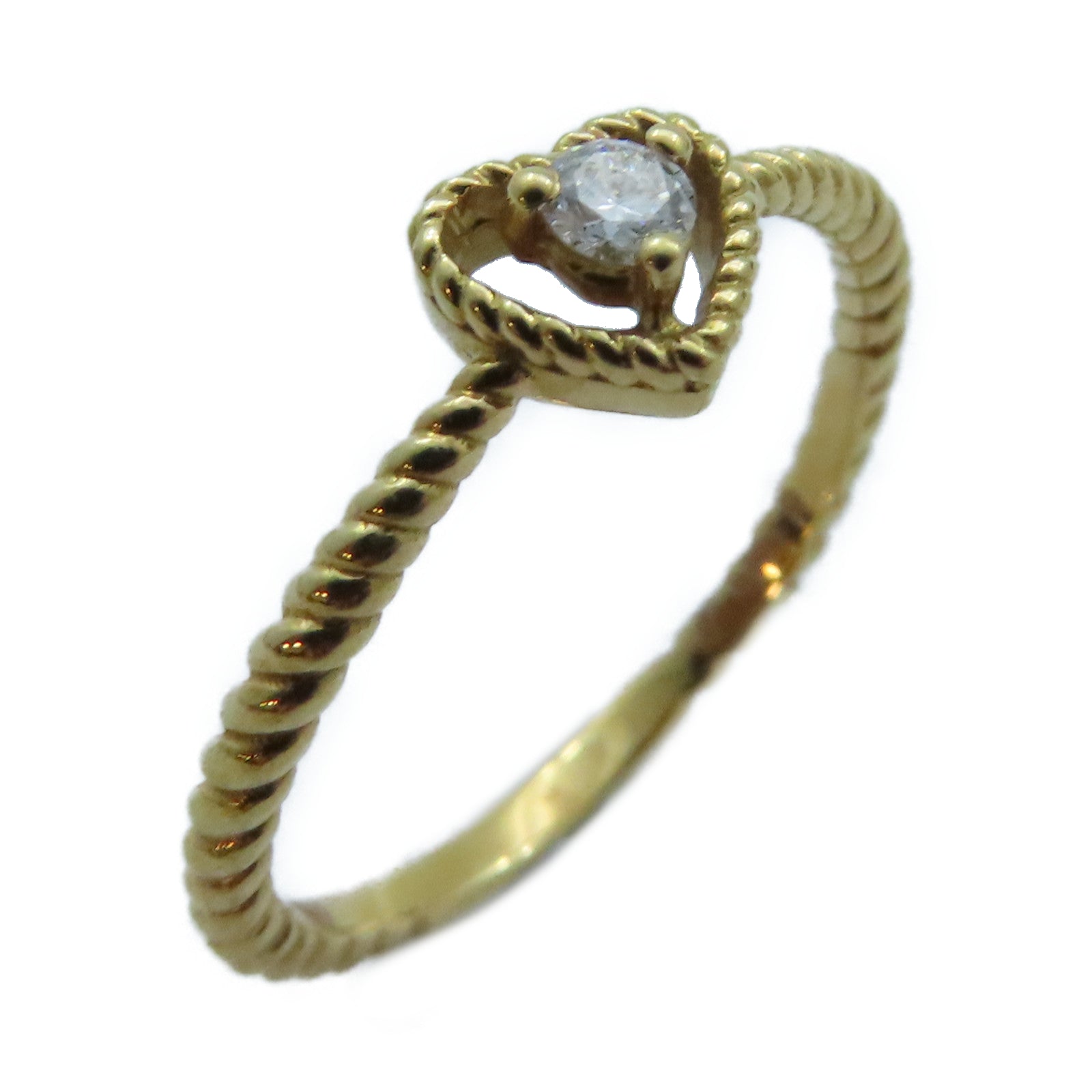 JEWELRY 【激減優惠】18K玫瑰金 Diamond Ring鑽石戒指US#5.75