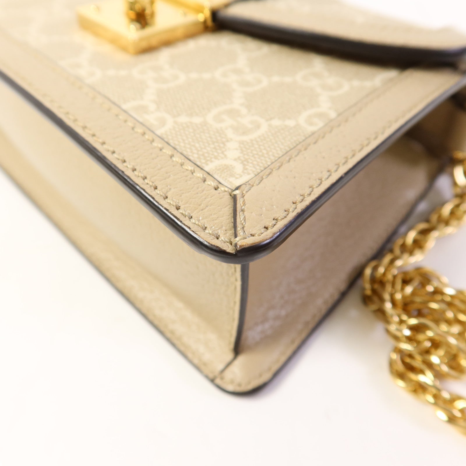 GUCCI 塗層帆布Ophidia GG Mini 2Way金扣手挽肩背兩用袋