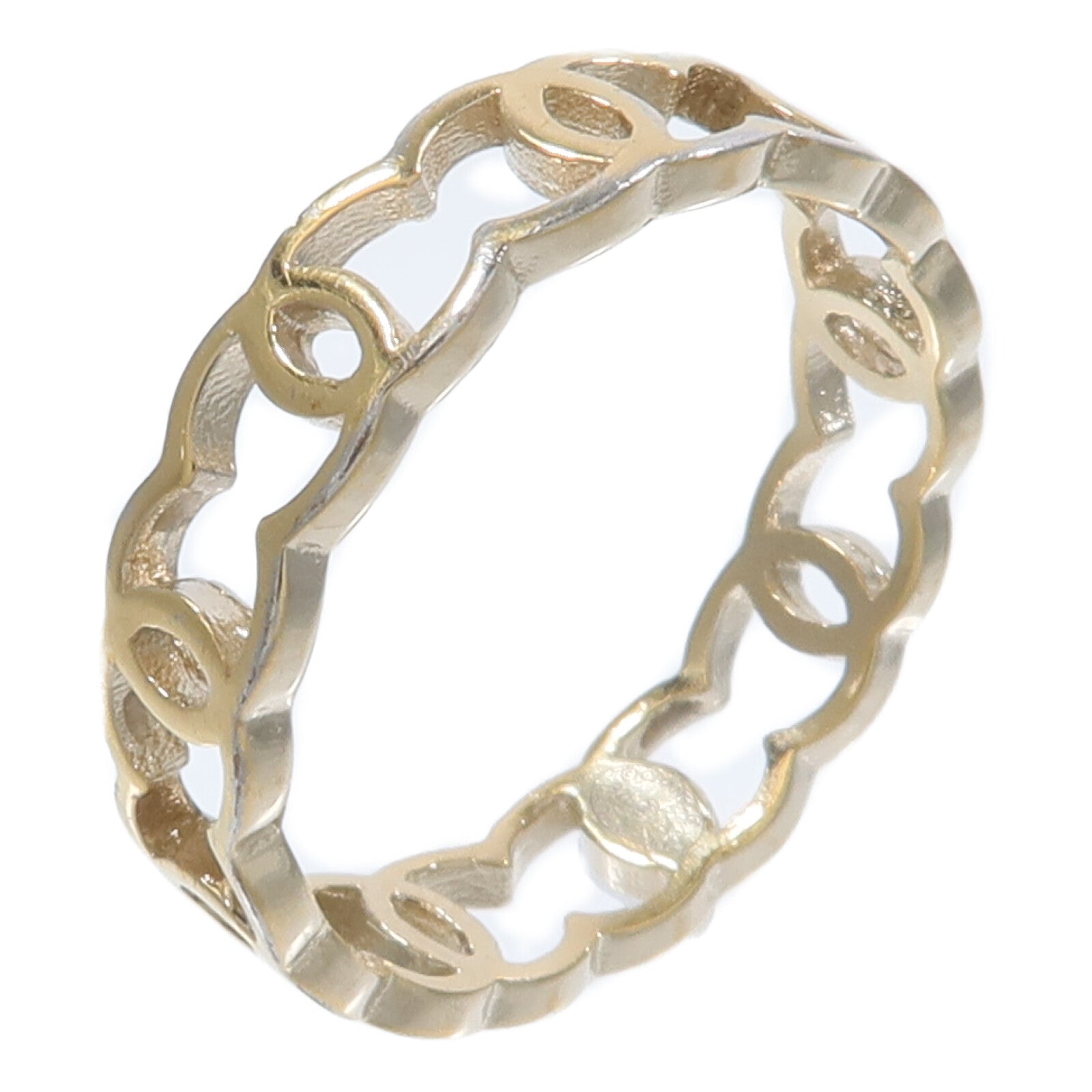 CHANEL 金屬CC Logo Ring戒指