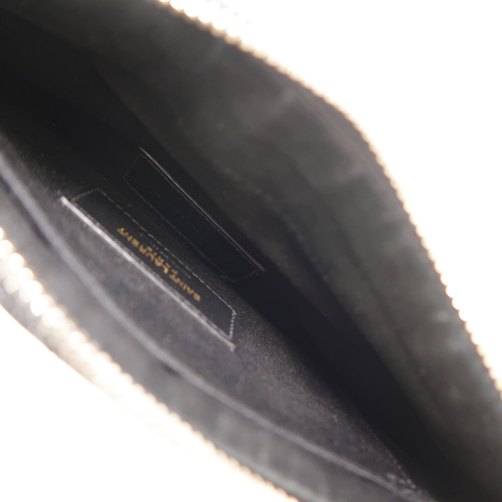 SAINT LAURENT 牛皮皮革Monogram Bill Pouch手拿包