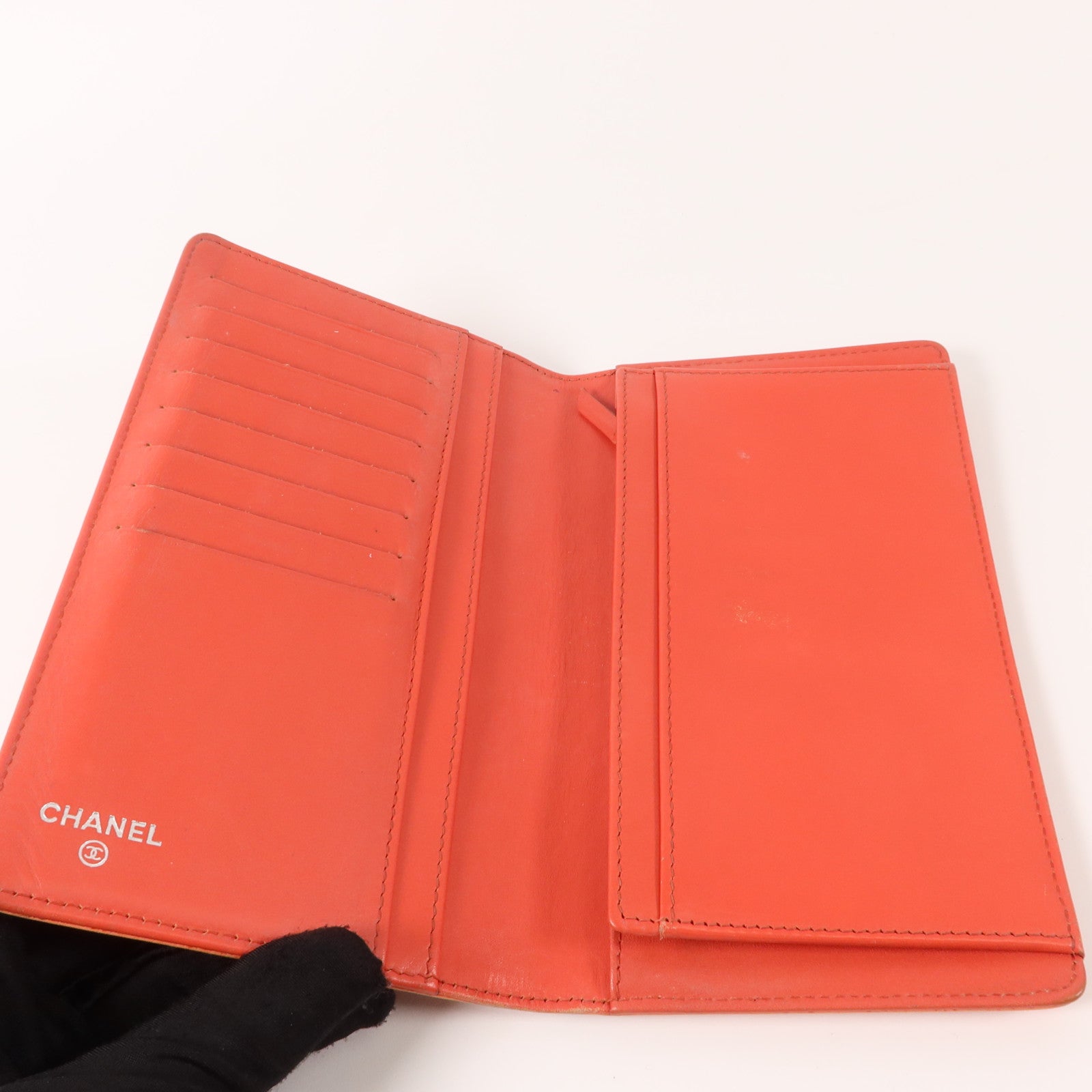 CHANEL 牛皮皮革Timeless Long Wallet長錢包