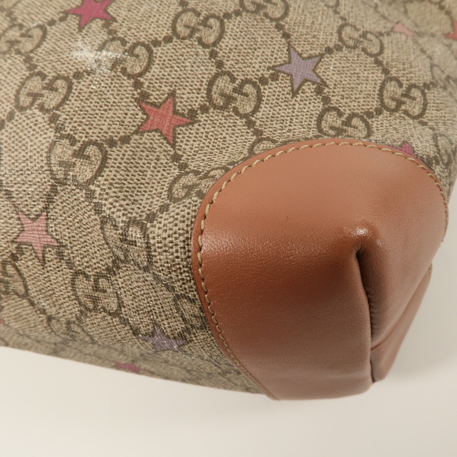 GUCCI 塗層帆布GG Supreme Star Tote手挽袋