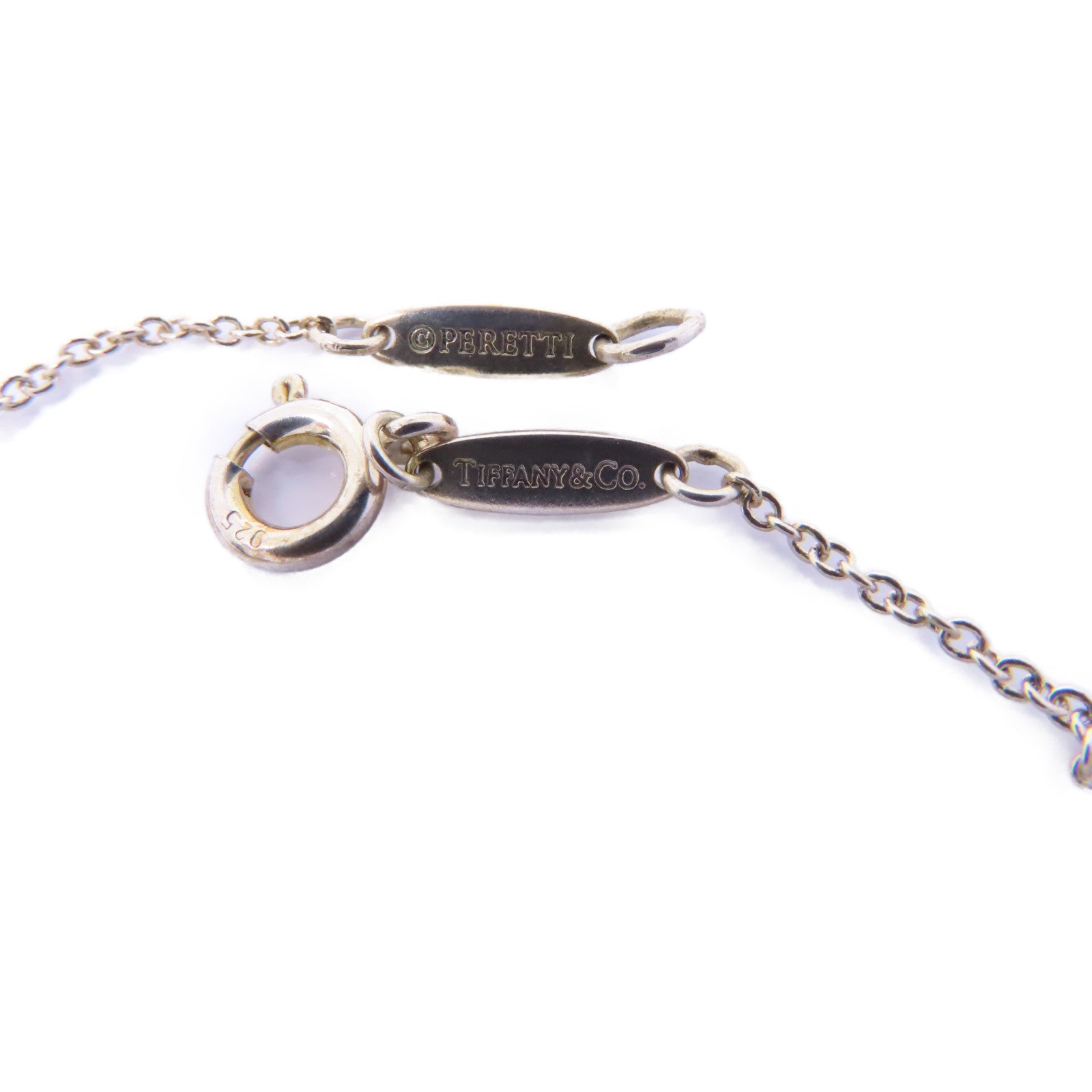 TIFFANY＆CO 925純銀Elsa Peretti Necklace項鍊