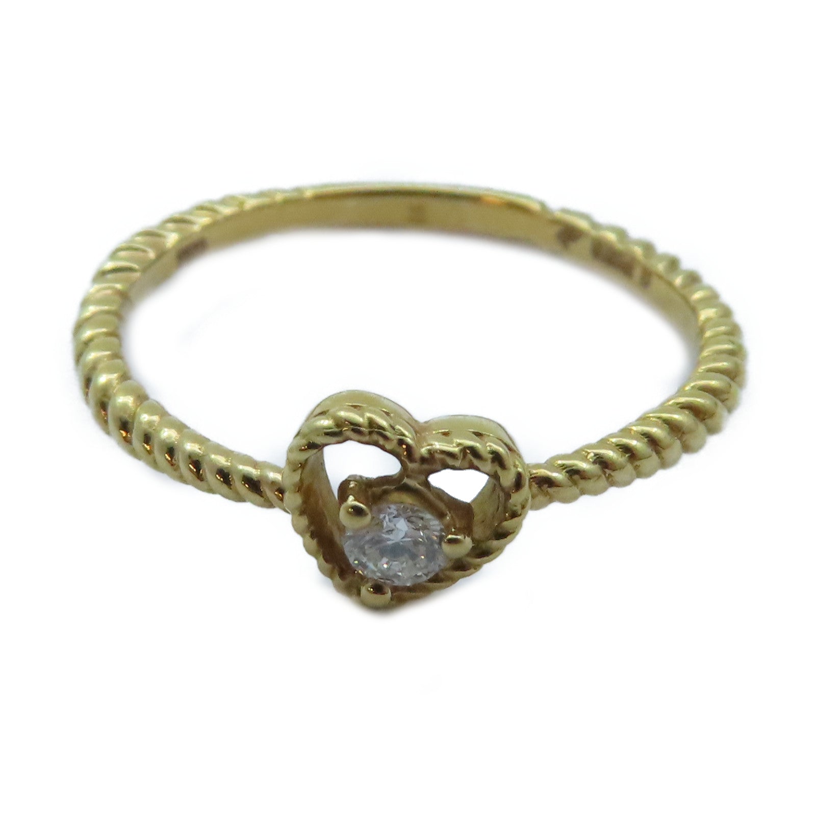 JEWELRY 【激減優惠】18K玫瑰金 Diamond Ring鑽石戒指US#5.75