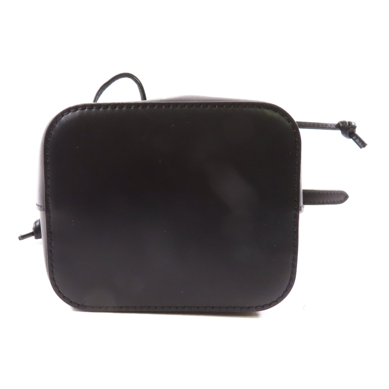 FENDI 牛皮皮革Mini Mon Tresor銀扣手挽肩背兩用袋