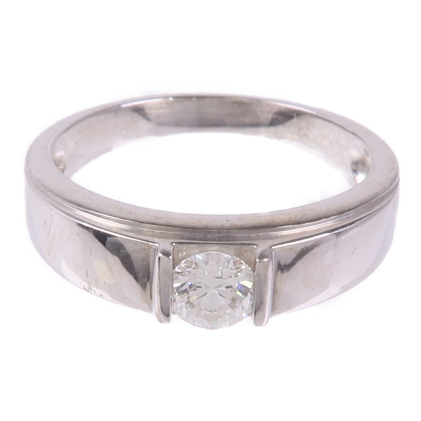 JEWELRY Diamond Ring 18K White Gold US#6.5