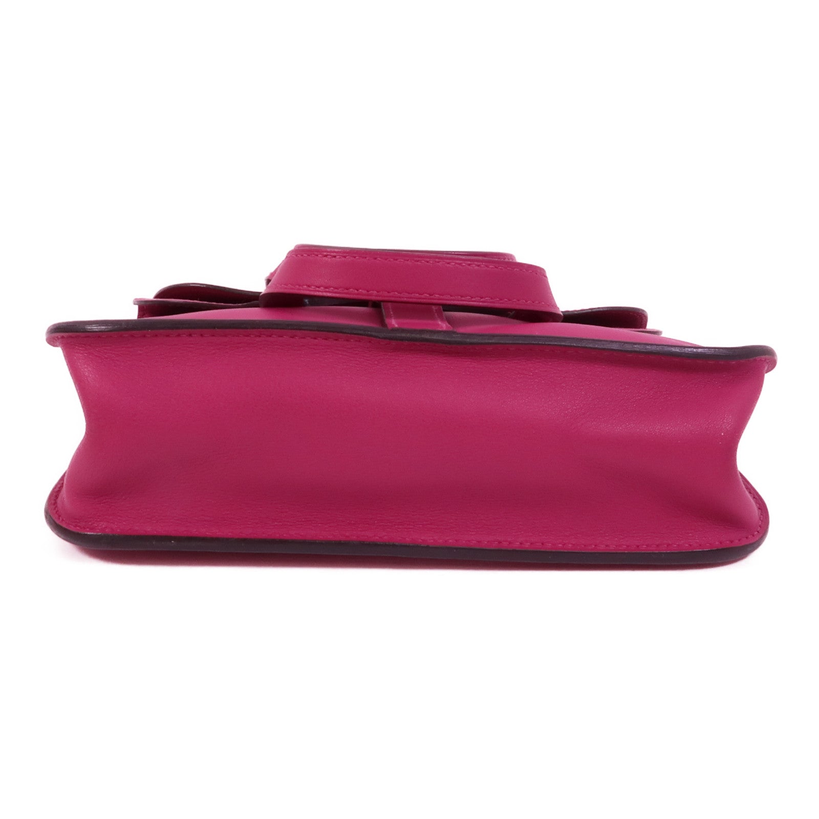HERMES Swift皮革Mini Halzan手挽肩背兩用袋Rose Purple