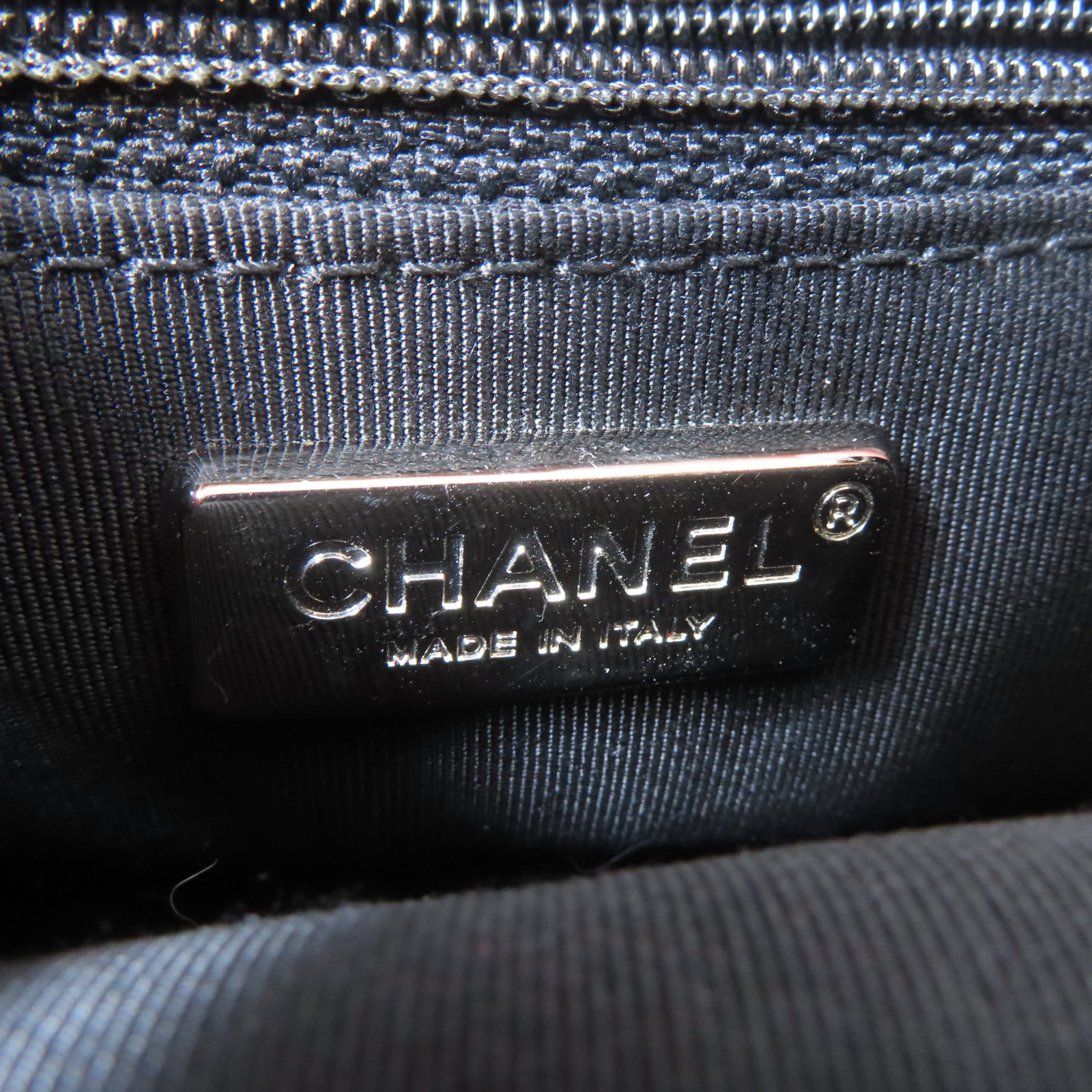 CHANEL 【激減優惠】亮片/牛皮皮革Gabrielle金/銀扣鏈帶肩背袋黑色/金色