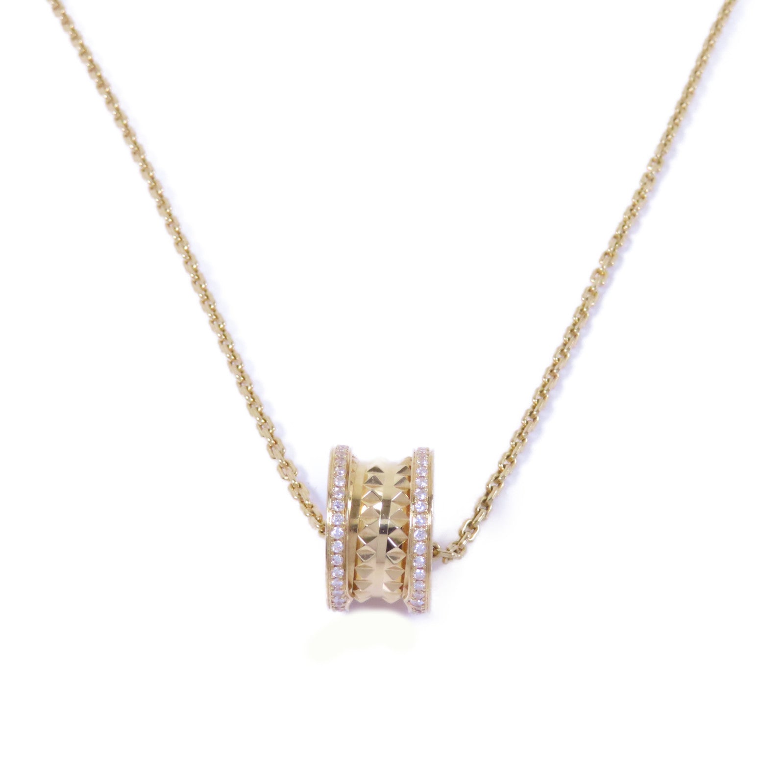 BVLGARI 18K黃金B-zero1 Diamond Necklace項鍊