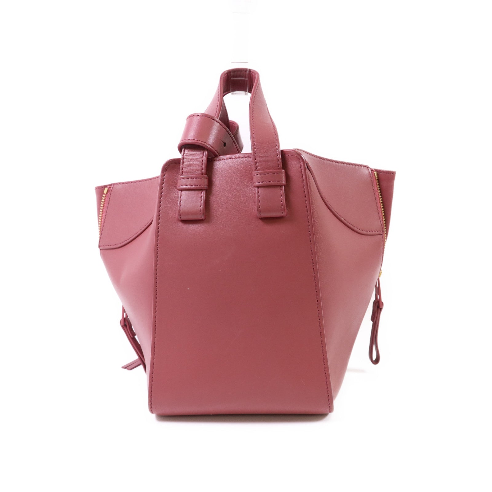 LOEWE 牛皮皮革Hammock Small金扣手挽肩背兩用袋