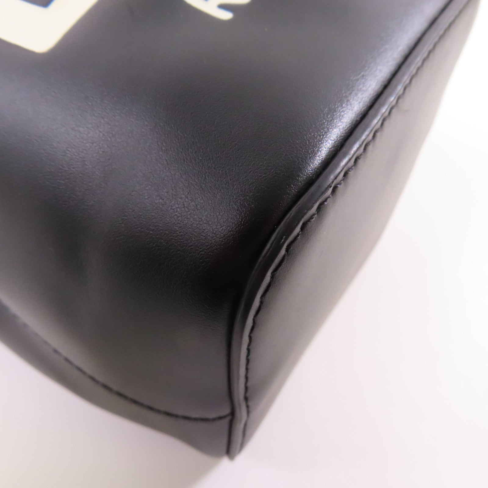 FENDI 【激減優惠】牛皮皮革Mini Mon Tresor銀扣手挽肩背兩用袋