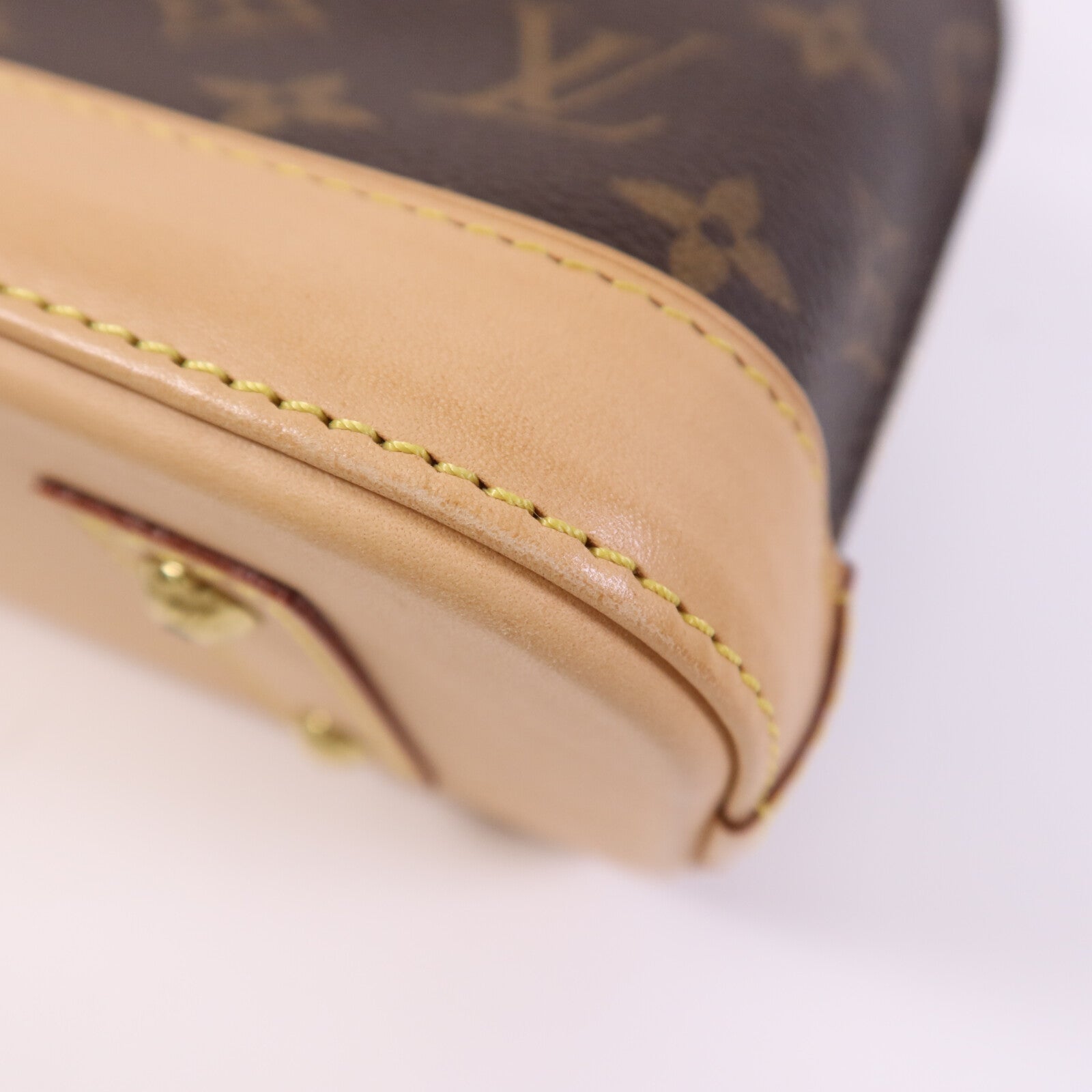 LOUIS VUITTON Monogram Alma BB金扣手挽肩背兩用袋