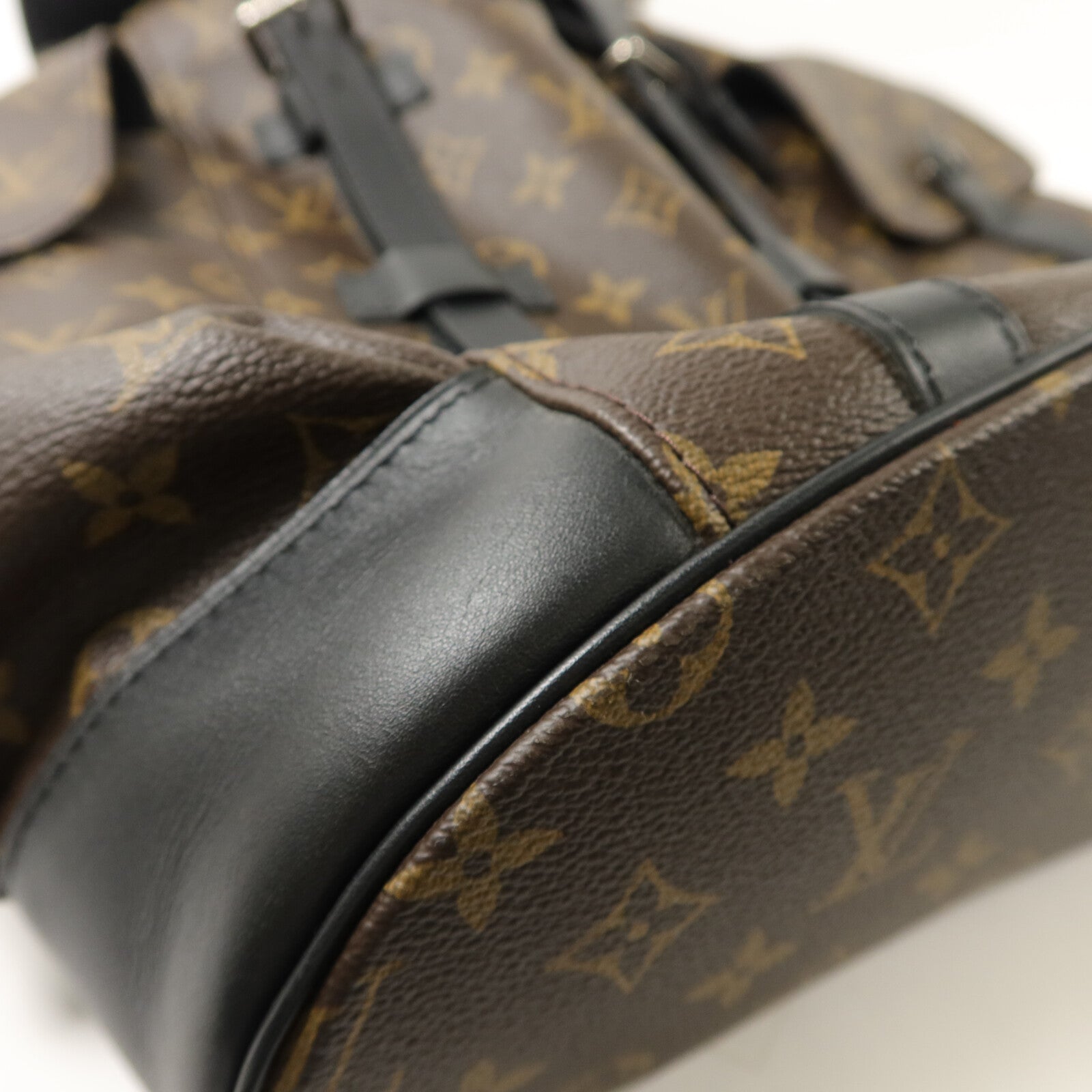 LOUIS VUITTON Monogram Macassar Christopher MM背包