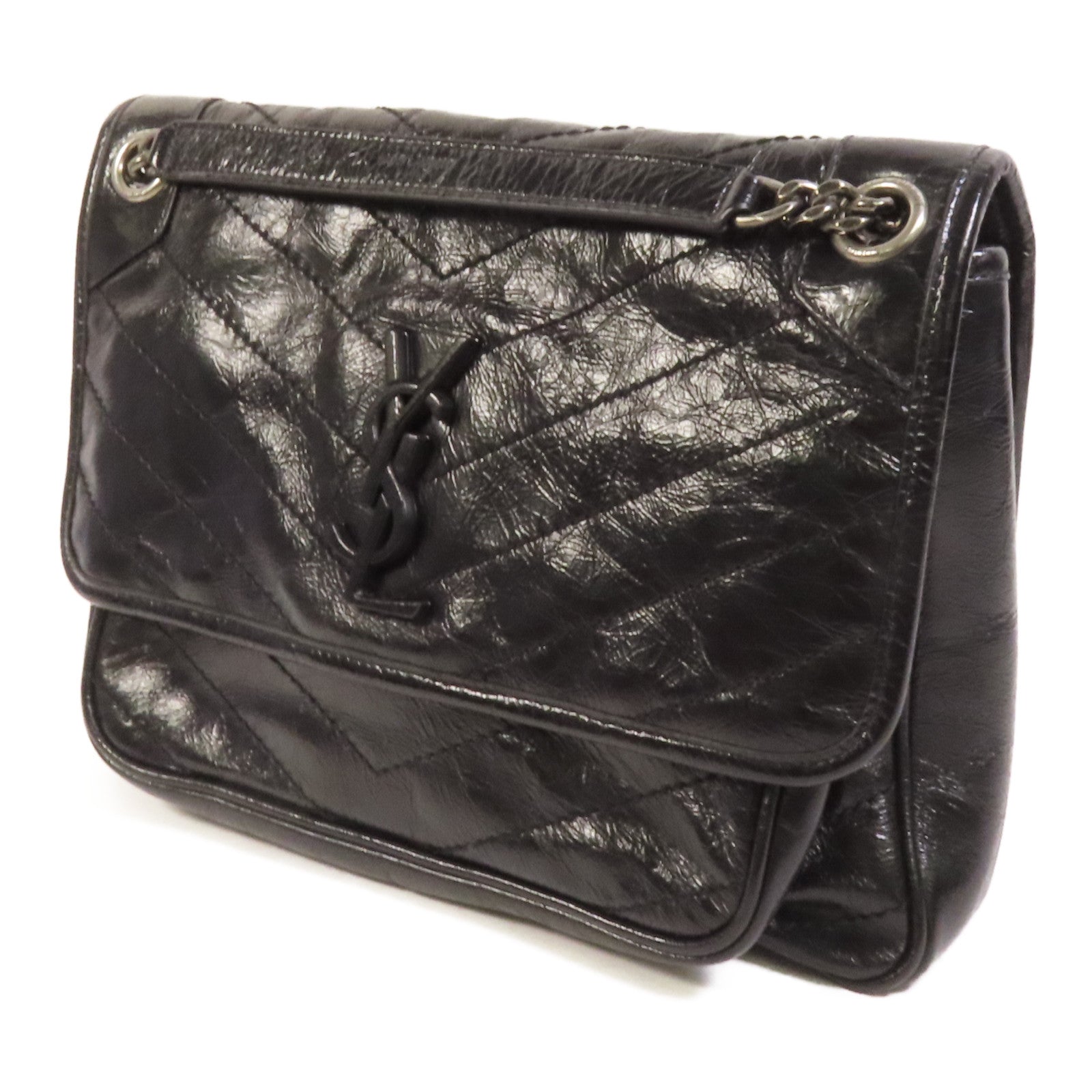 SAINT LAURENT PARIS 牛皮皮革Niki Medium鏈帶肩背袋