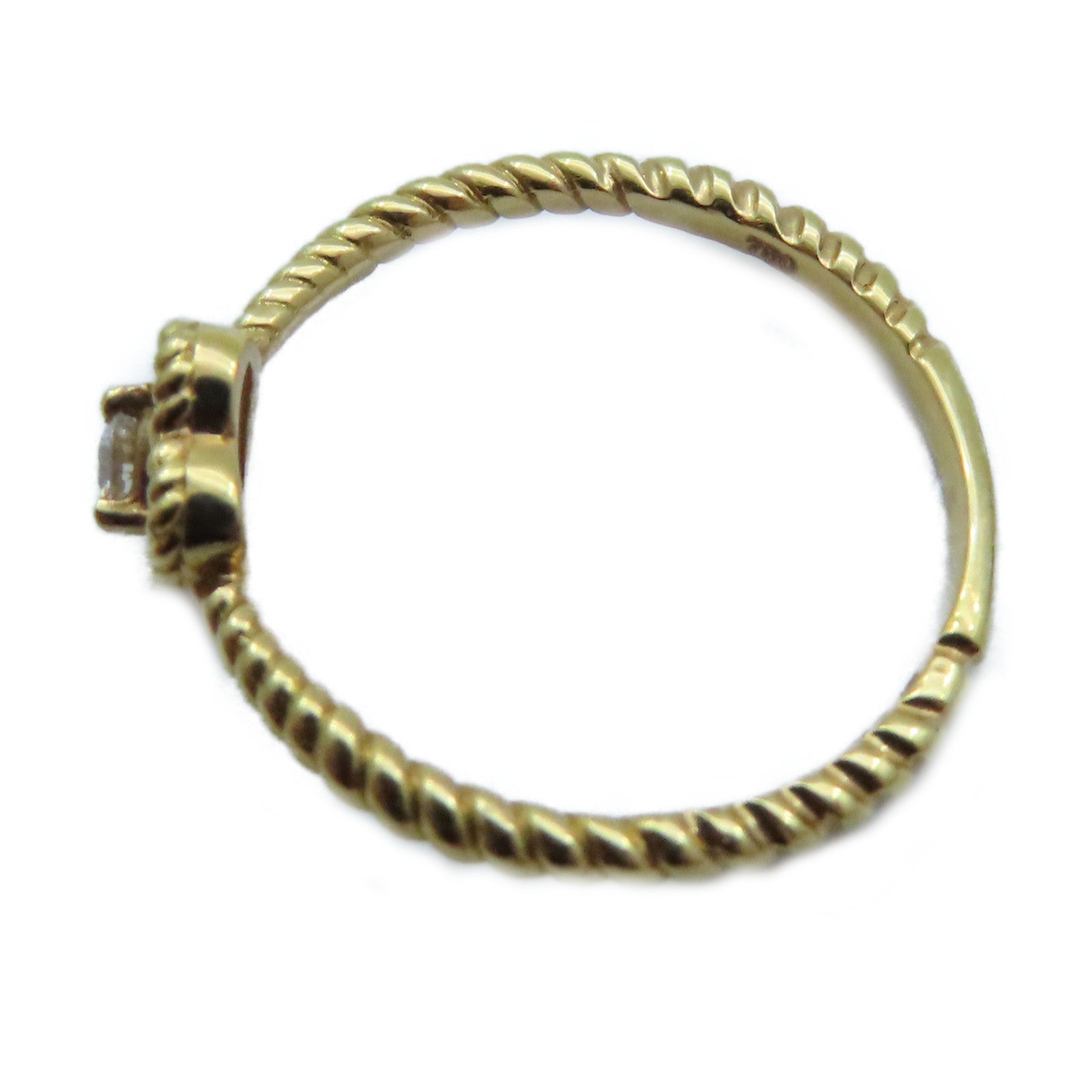 JEWELRY 【激減優惠】18K玫瑰金 Diamond Ring鑽石戒指US#5.75