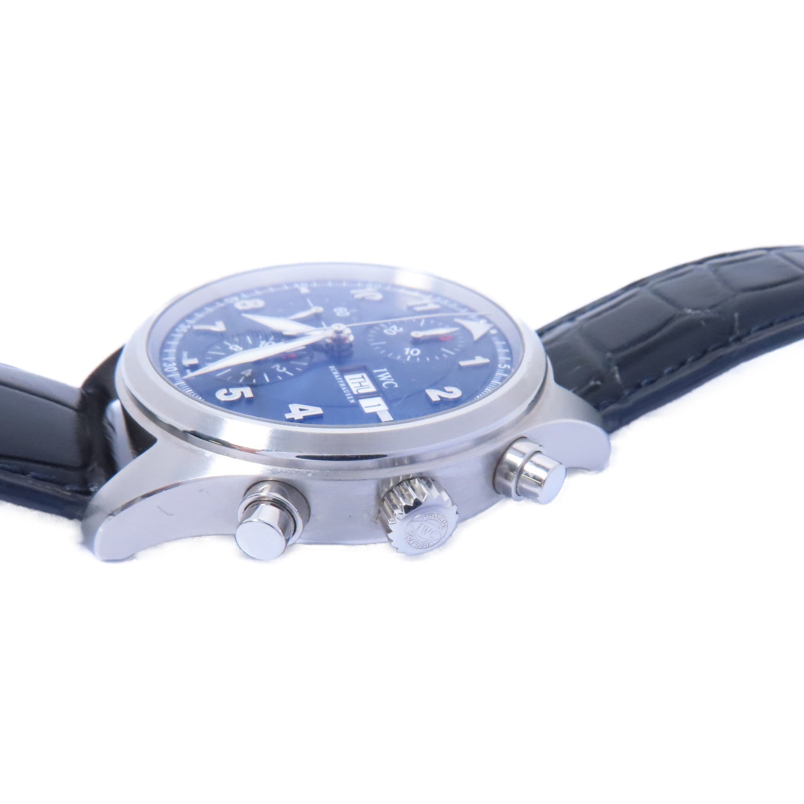 IWC Pilot Watch不鏽鋼手錶自動機芯白色