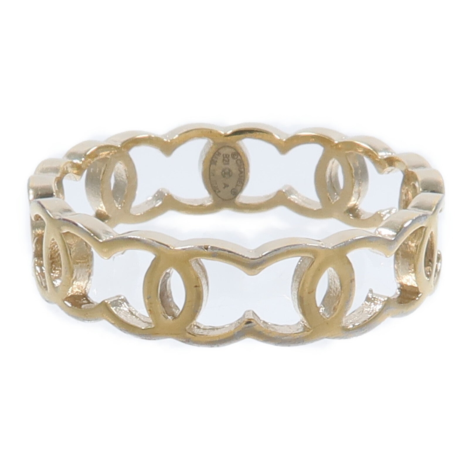 CHANEL 金屬CC Logo Ring戒指
