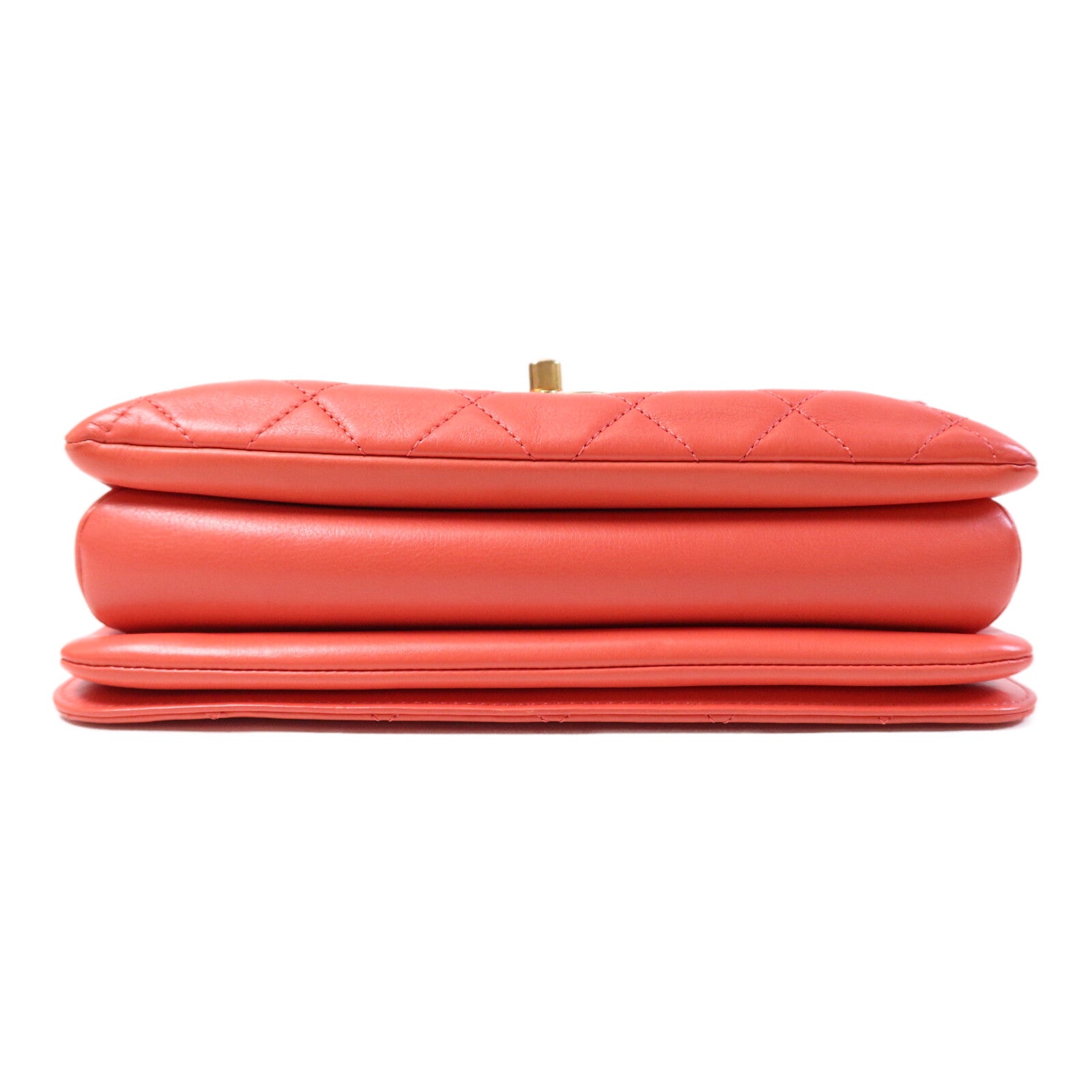 CHANEL 牛皮皮革Shoulder Bag金扣肩背袋