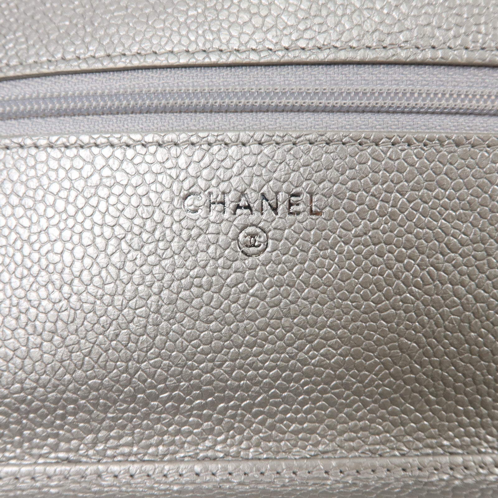 CHANEL 牛皮皮革WOC Wallet On Chain鏈帶肩背袋