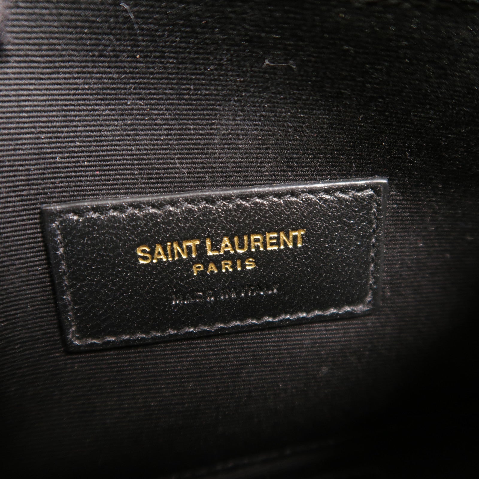 SAINT LAURENT 牛皮皮革Monogram Bill Pouch手拿包
