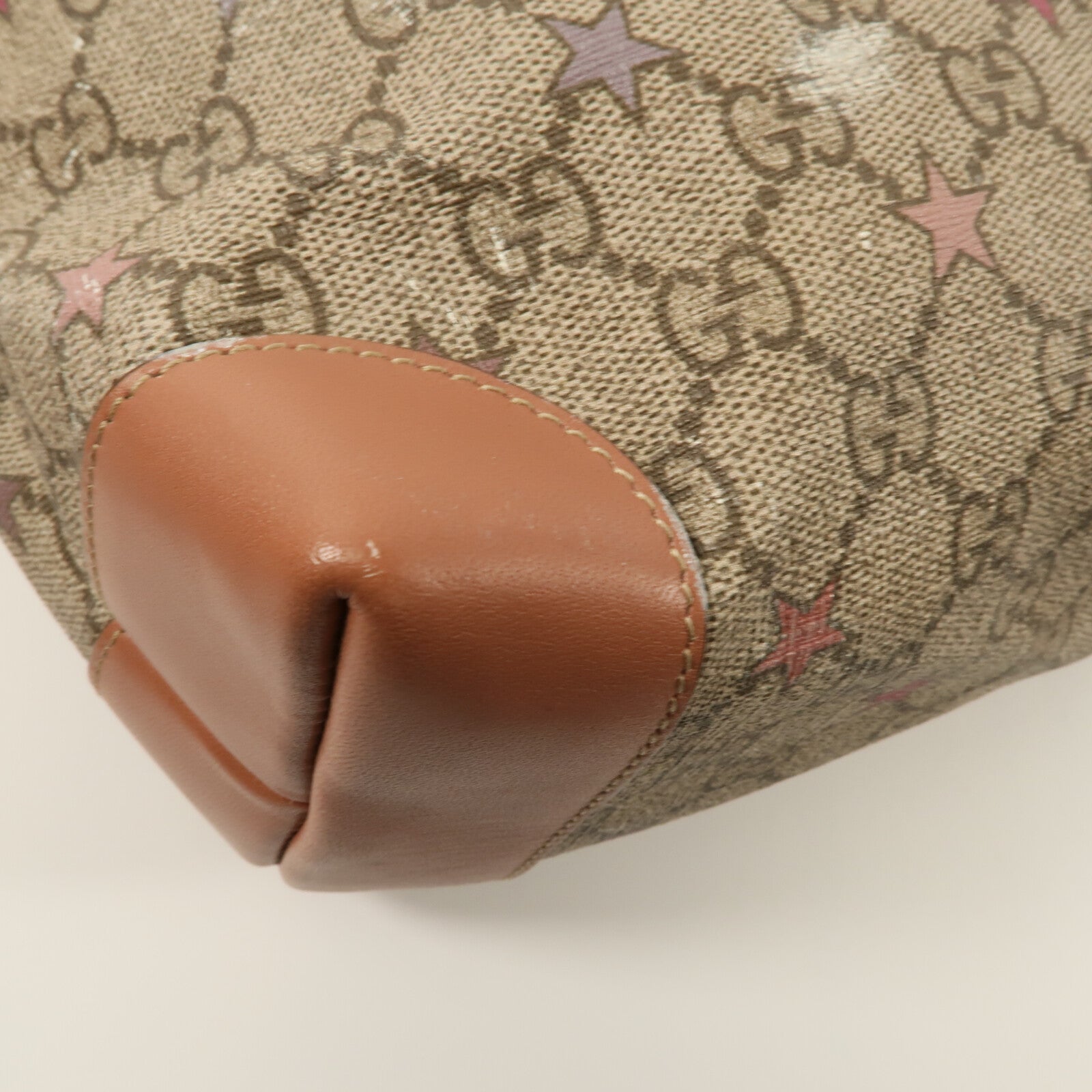 GUCCI 塗層帆布GG Supreme Star Tote手挽袋