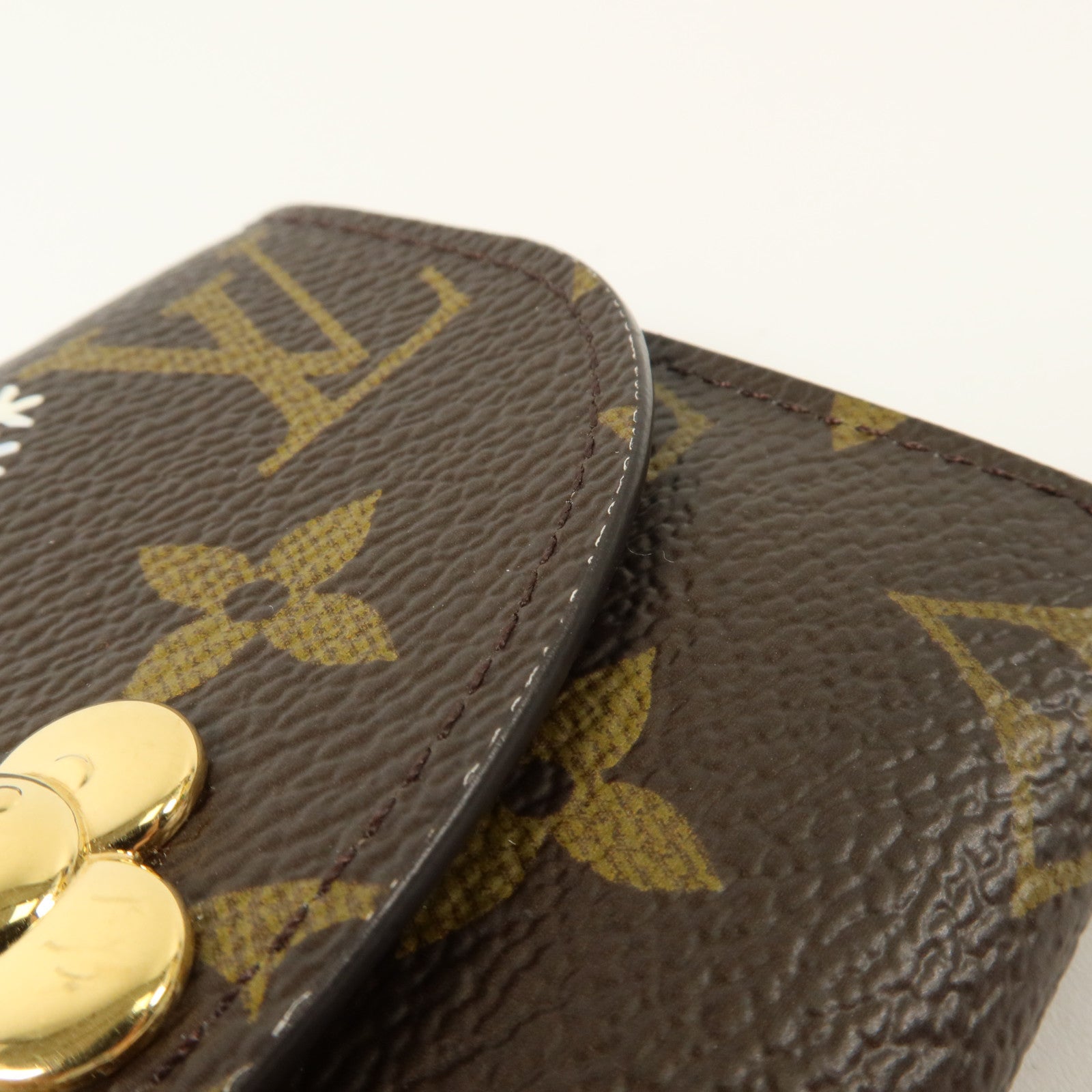LOUIS VUITTON Monogram Rosalie金扣卡片套