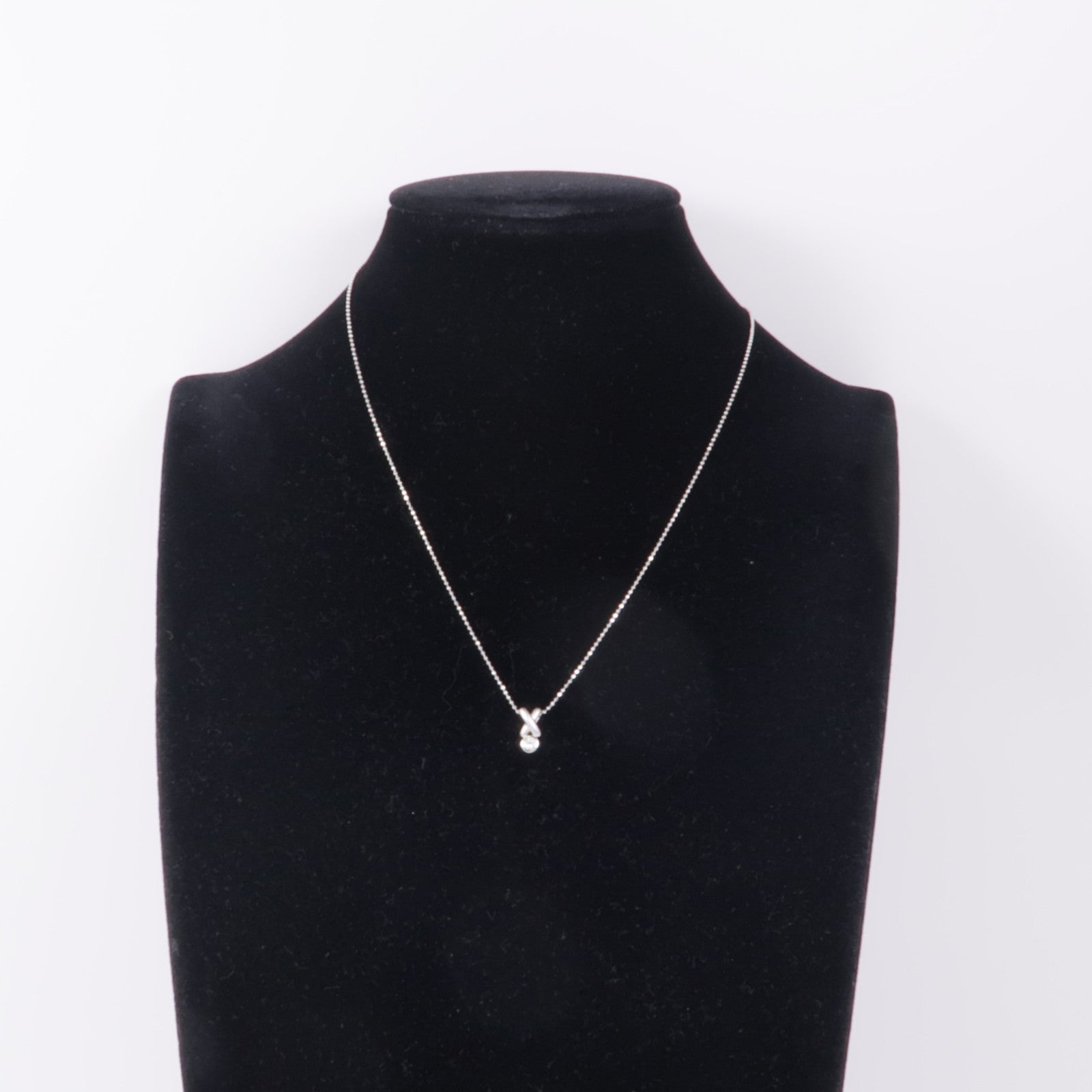 JEWELRY Diamond Necklace 18K White Gold