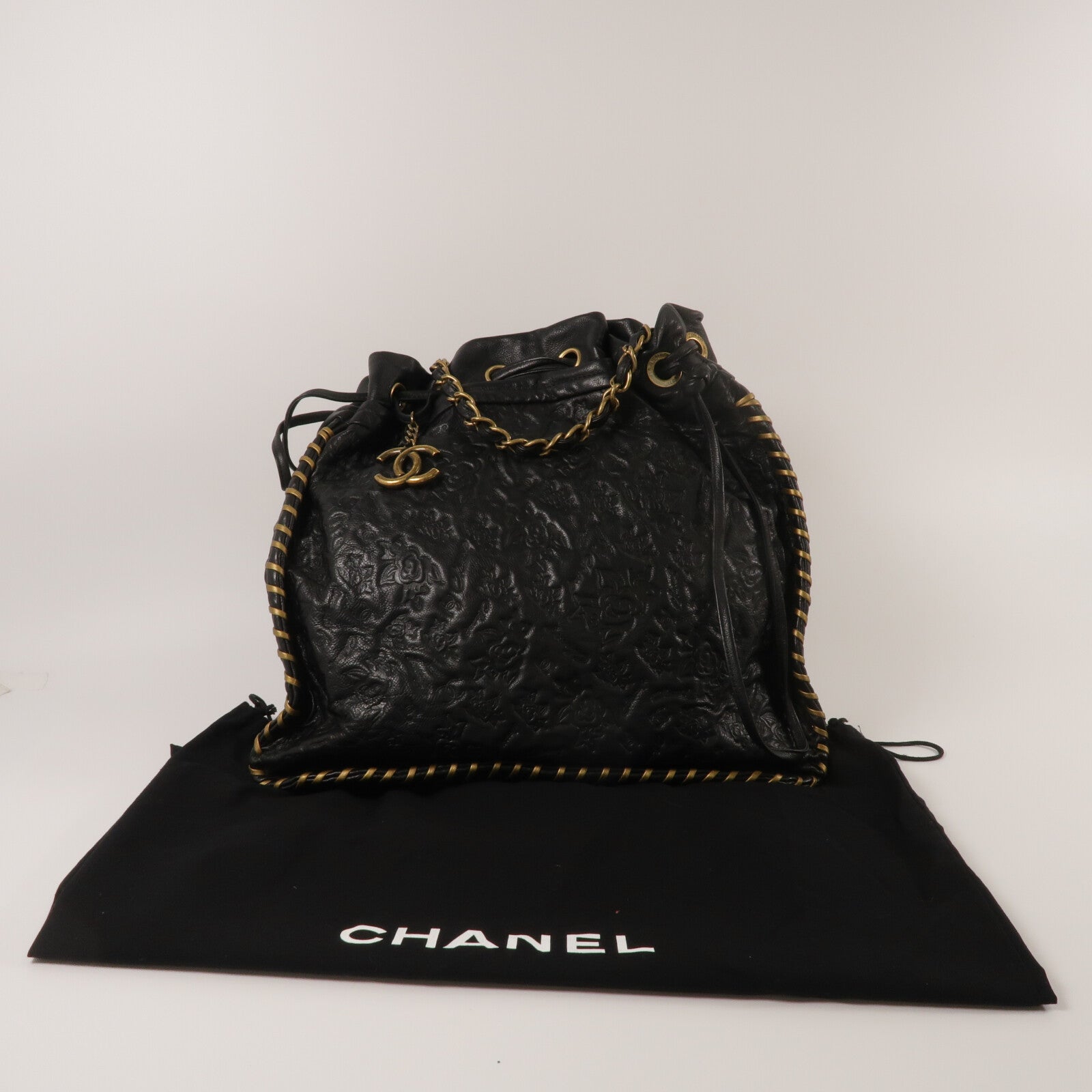 CHANEL 牛皮皮革Shoulder Bag鏈帶肩背袋
