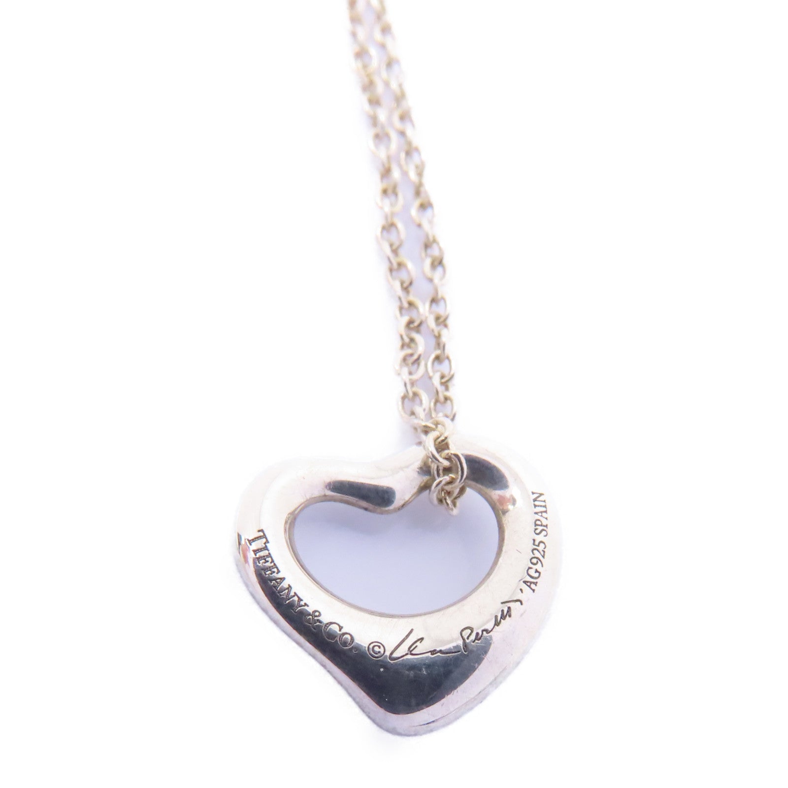 TIFFANY＆CO 925純銀Elsa Peretti Necklace項鍊