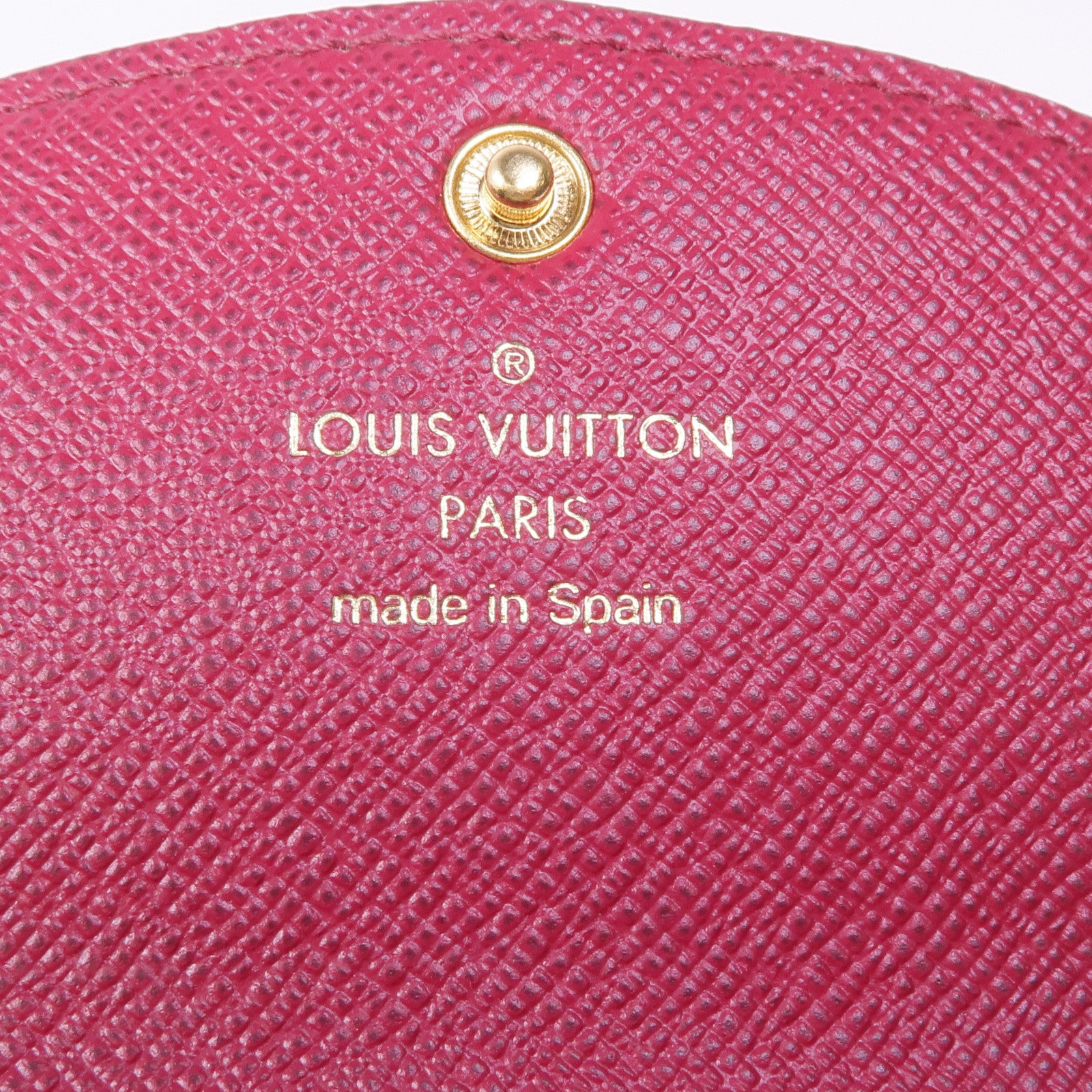 LOUIS VUITTON Monogram Rosalie金扣零錢包