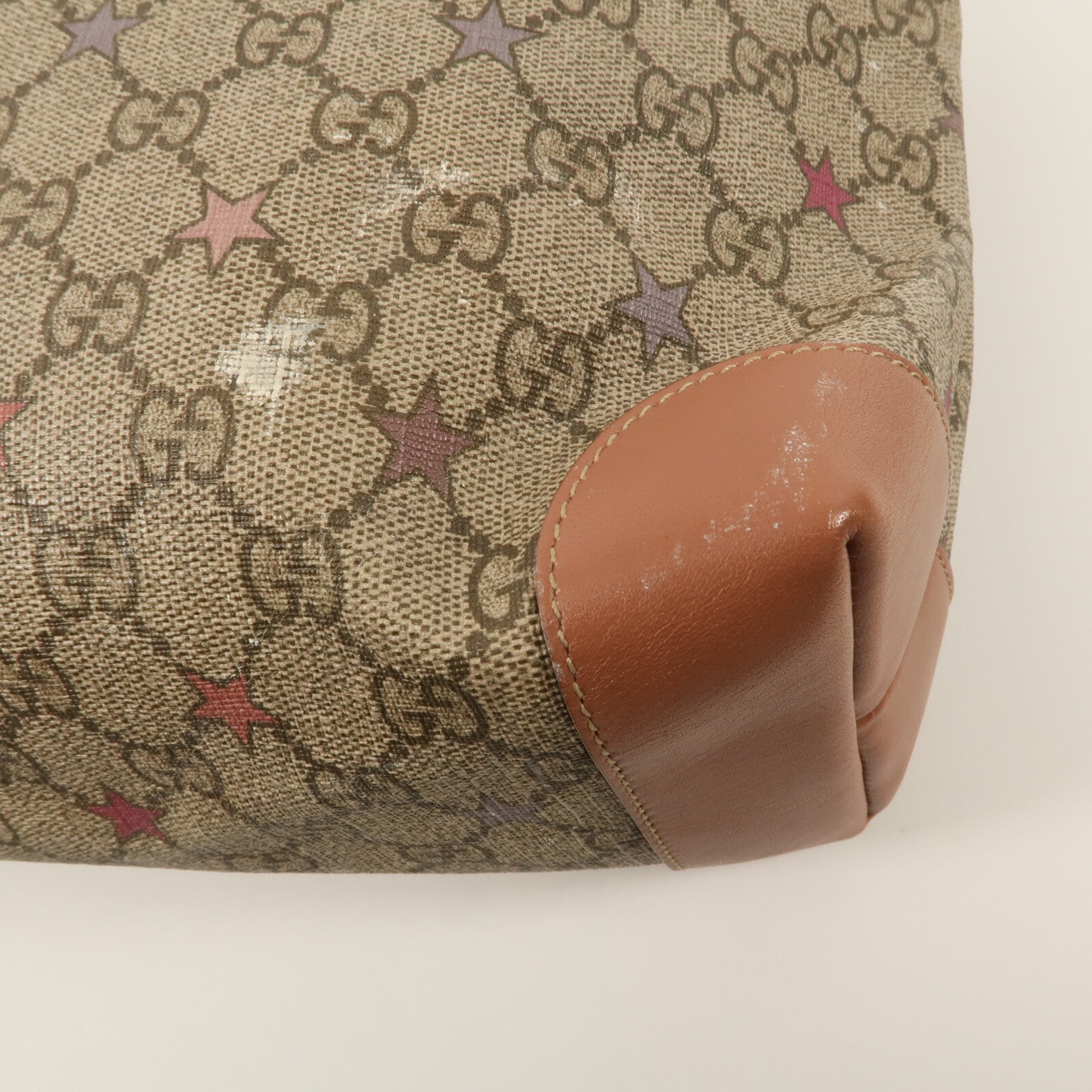 GUCCI 塗層帆布GG Supreme Star Tote手挽袋