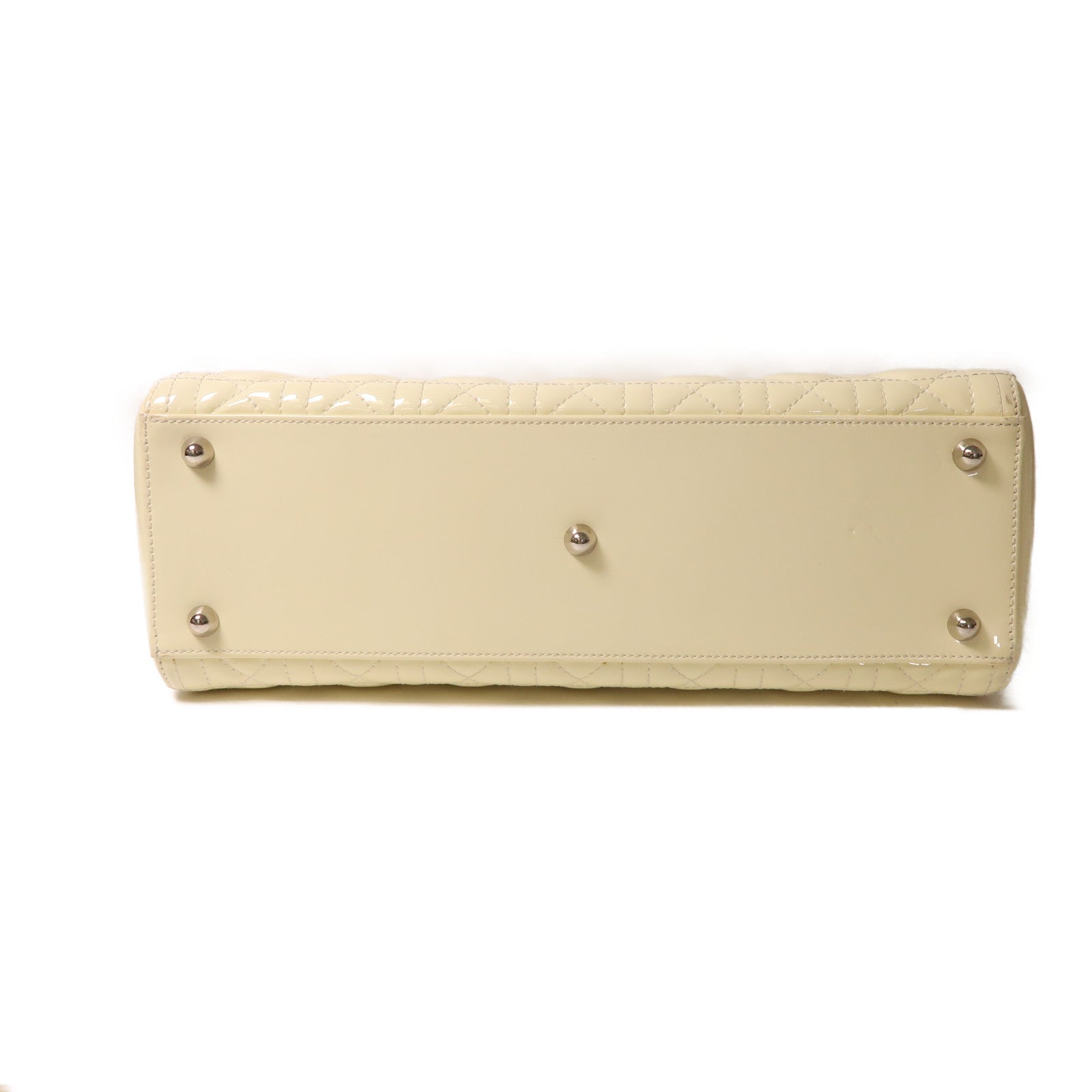 Dior 漆皮皮革Lady Dior Shoulder手挽肩背兩用袋