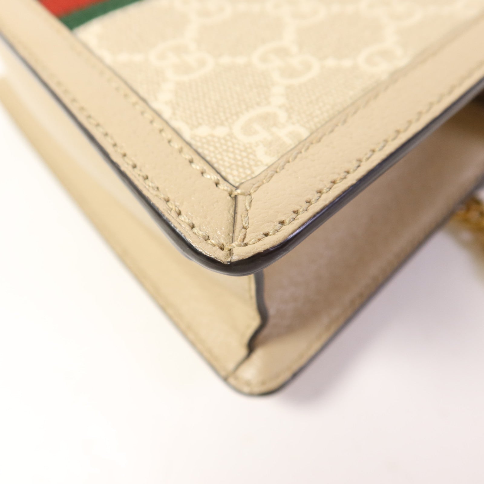 GUCCI 塗層帆布Ophidia GG Mini 2Way金扣手挽肩背兩用袋