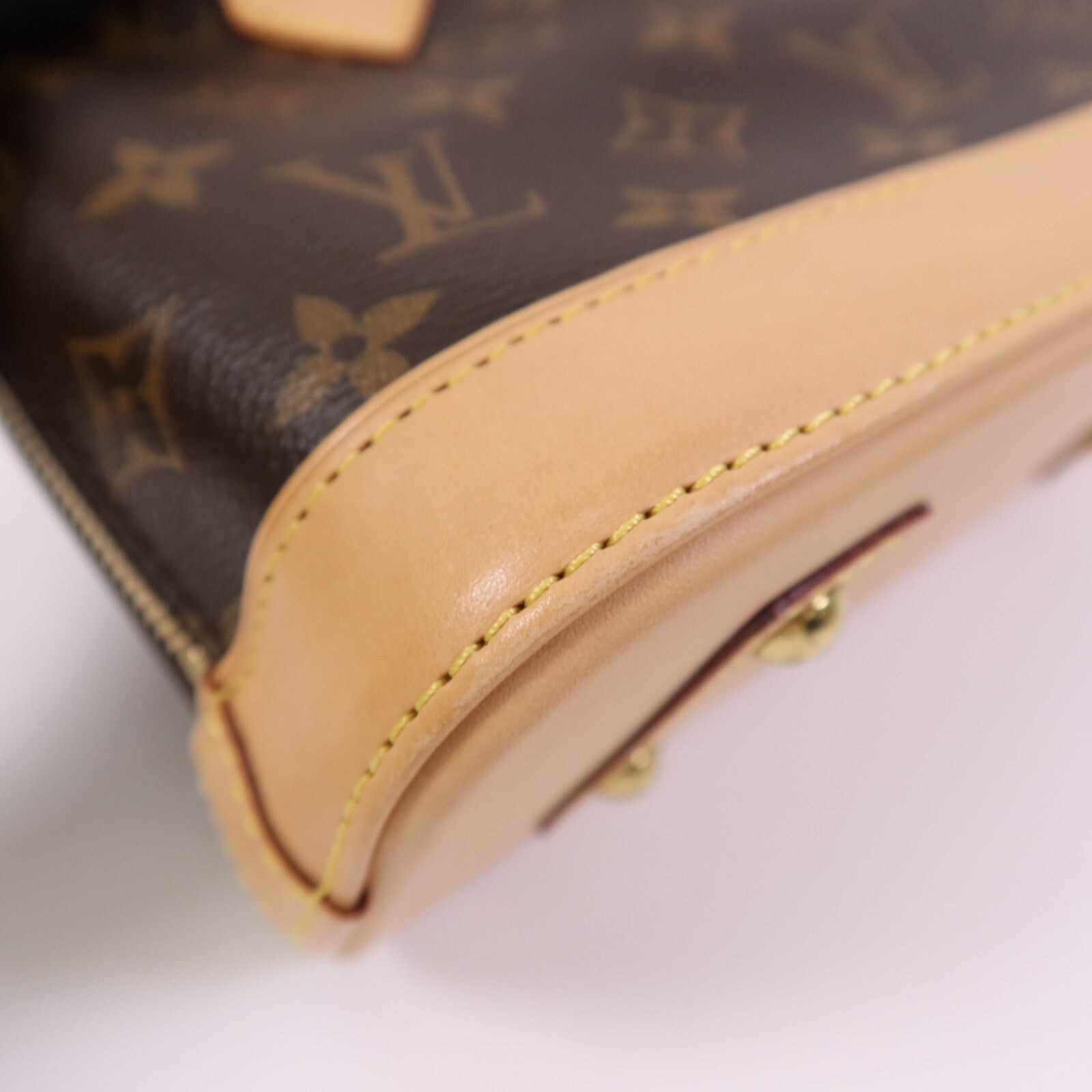 LOUIS VUITTON Monogram Alma BB金扣手挽肩背兩用袋