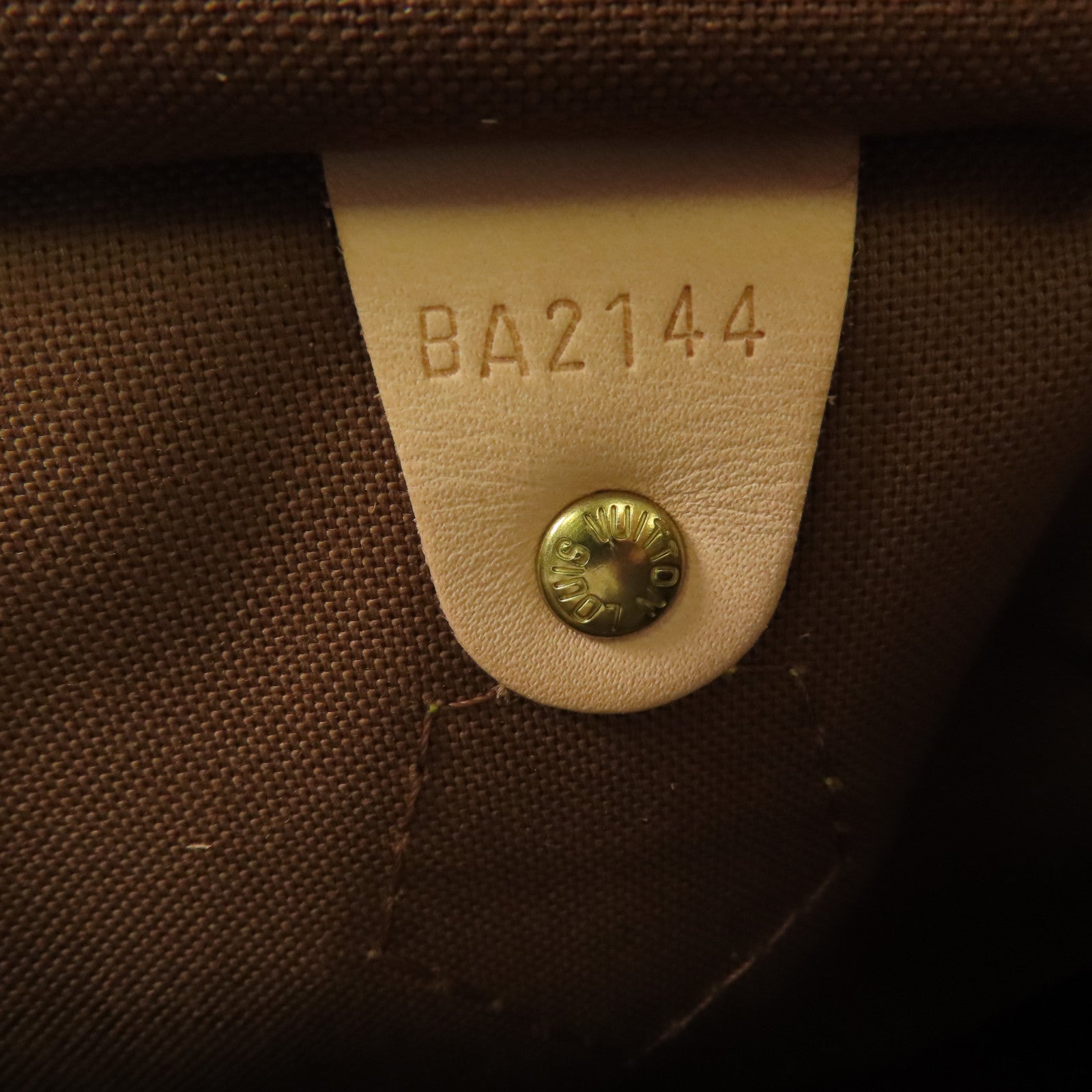 LOUIS VUITTON Monogram Speedy 30金扣手挽袋