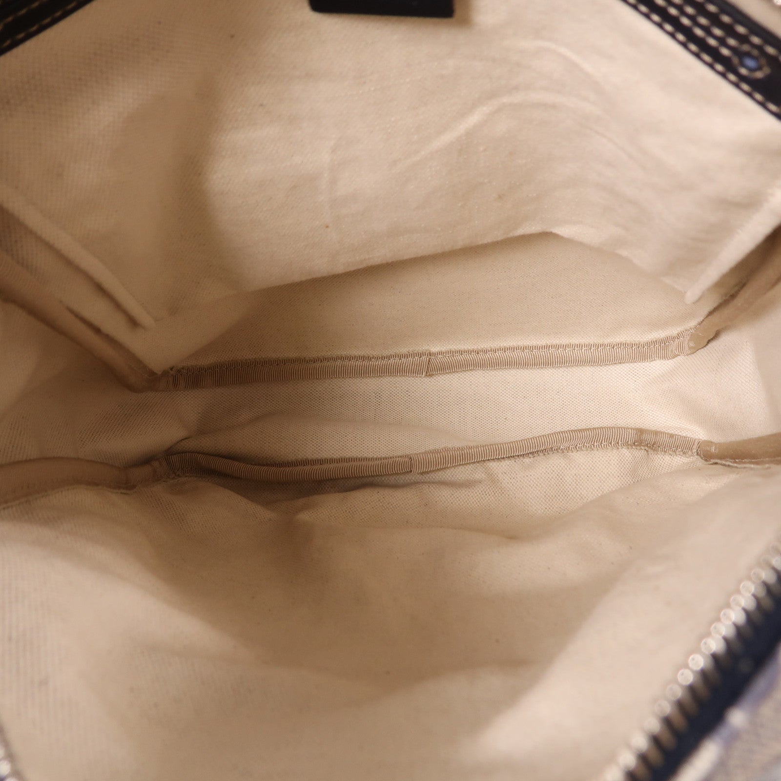 GUCCI 塗層帆布Shoulder Bag銀扣肩背袋