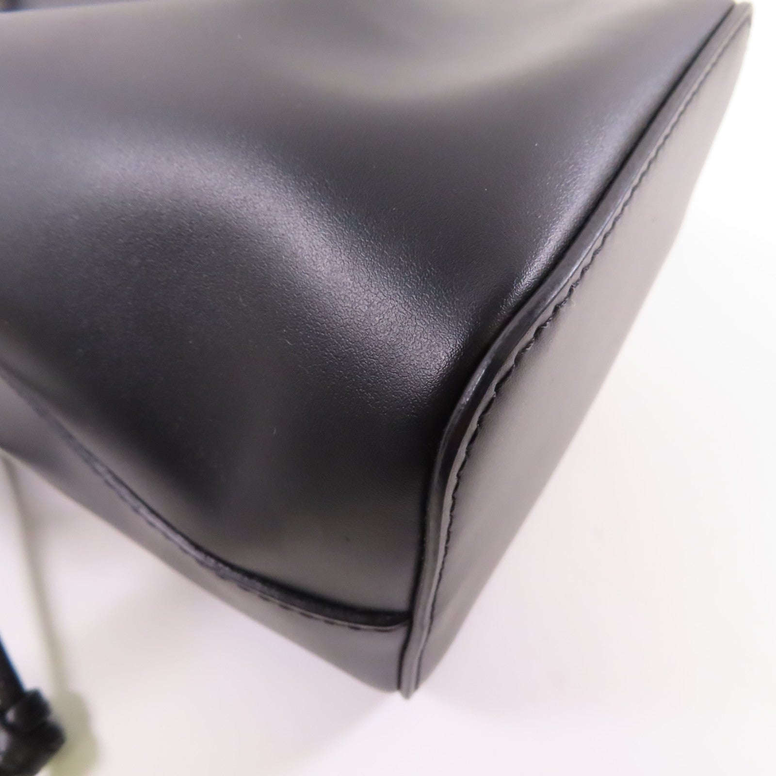 FENDI 【激減優惠】牛皮皮革Mini Mon Tresor銀扣手挽肩背兩用袋