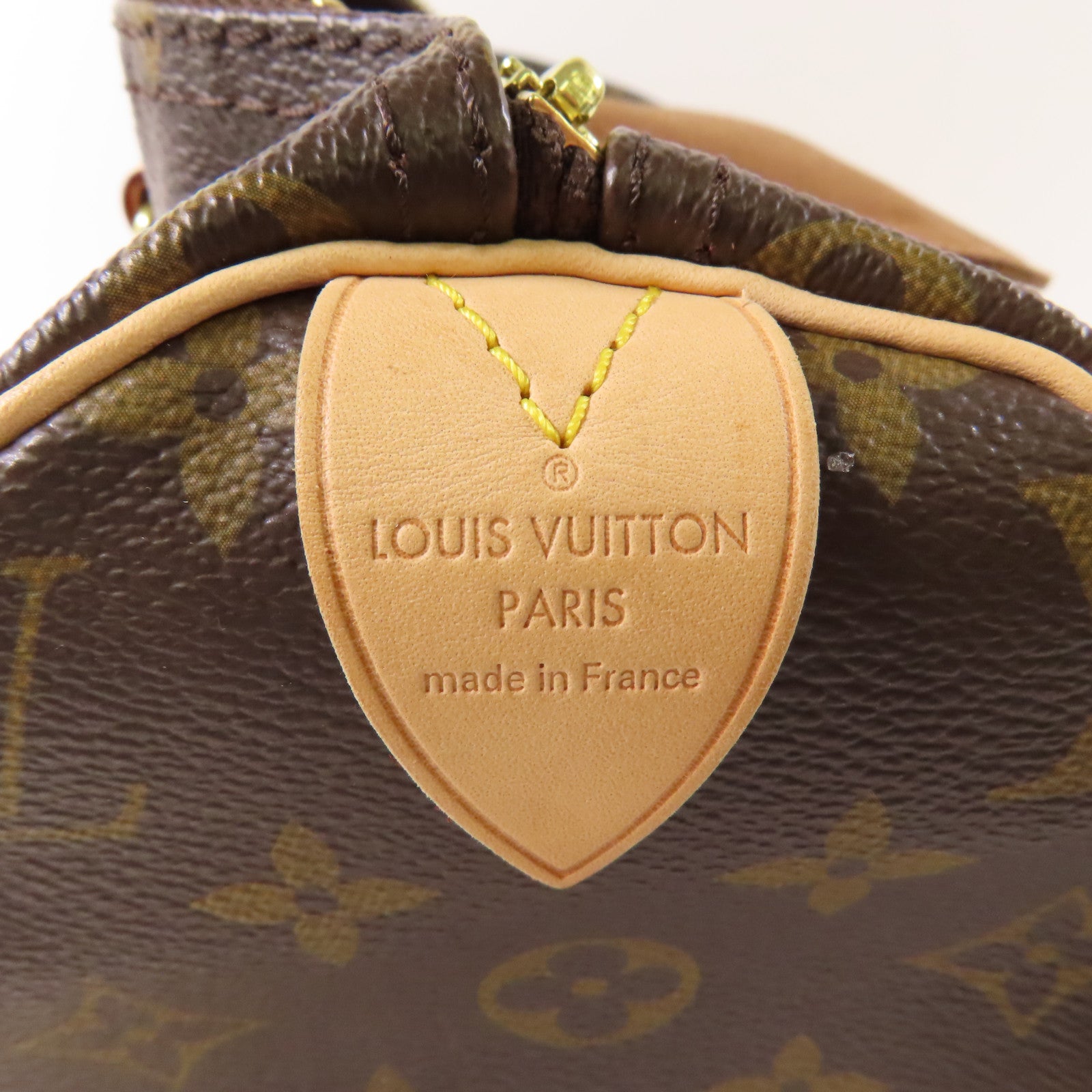 LOUIS VUITTON Monogram Speedy 30金扣手挽袋