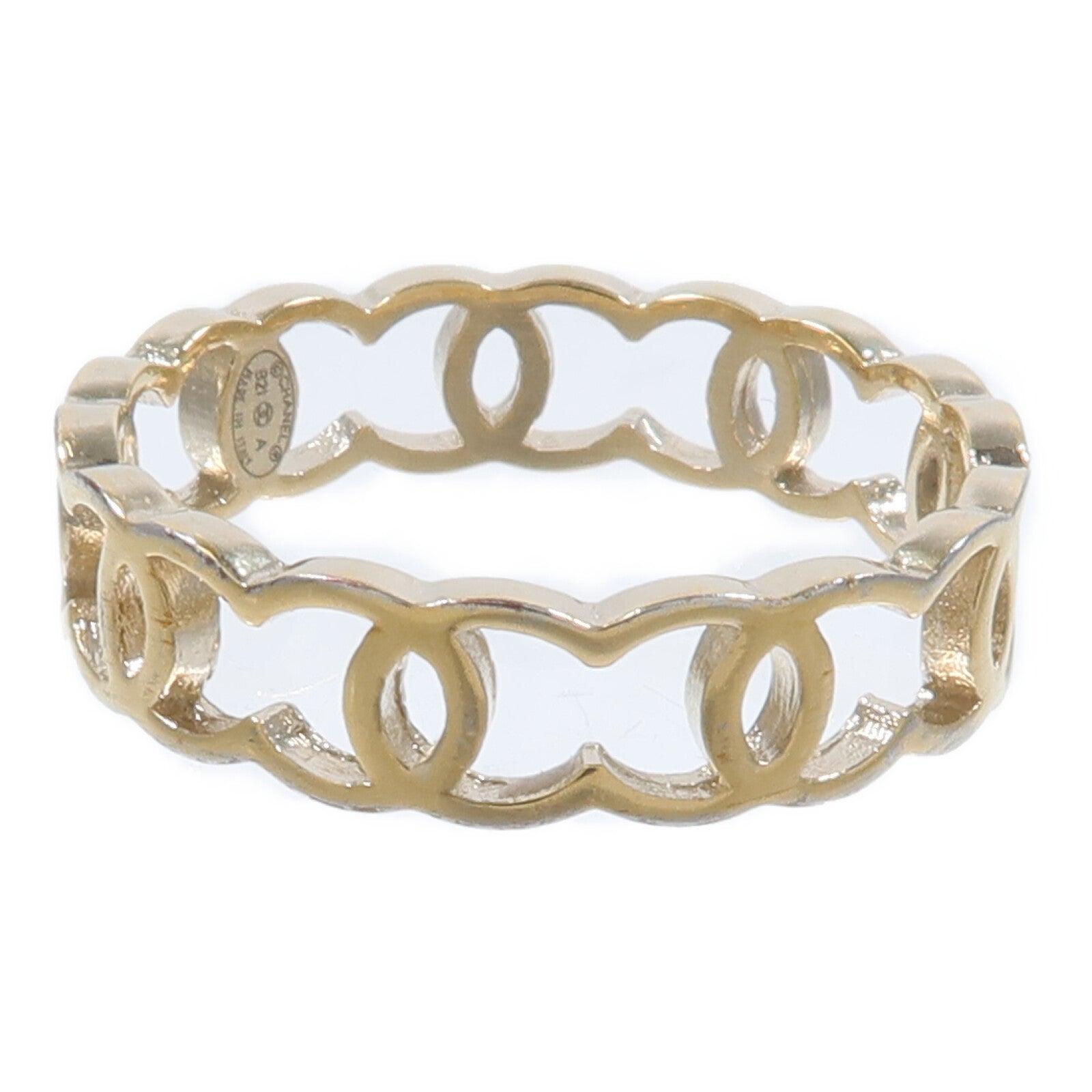 CHANEL 金屬CC Logo Ring戒指