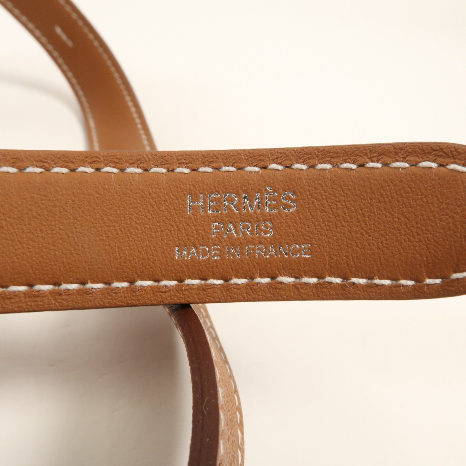 HERMES Vache Liegee皮革Kelly Moove銀扣肩背袋Gold