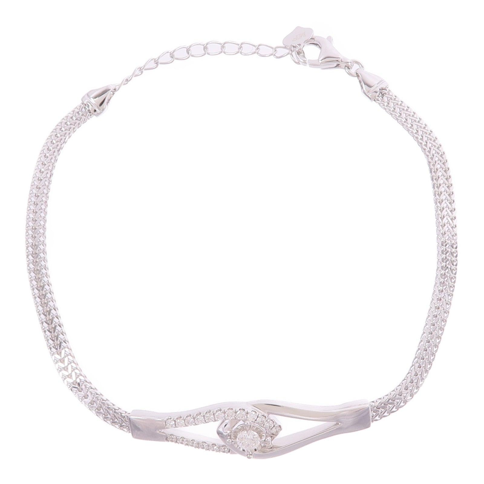 JEWELRY 18K白金Diamond Bracelet鑽石手鏈