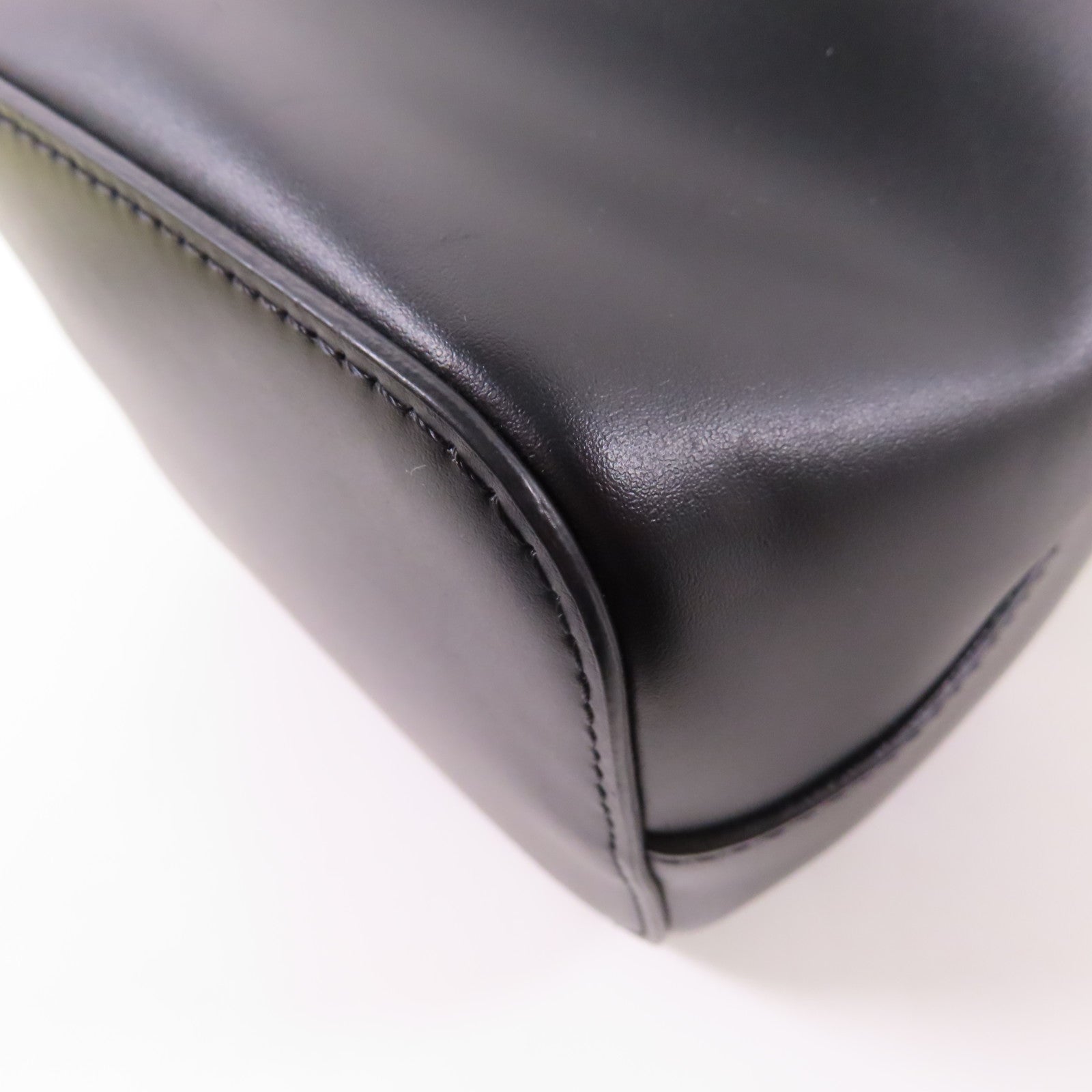 FENDI 牛皮皮革Mini Mon Tresor銀扣手挽肩背兩用袋